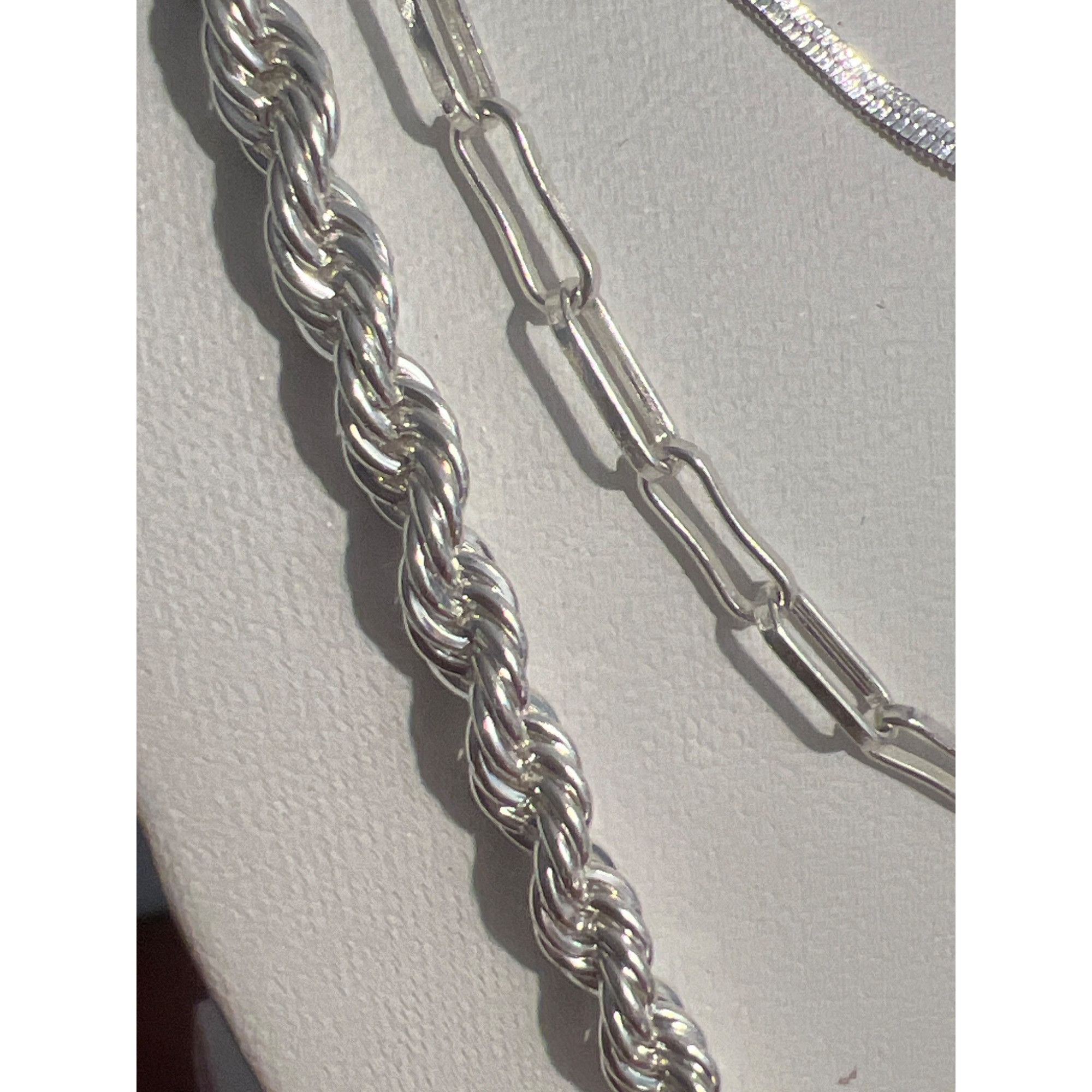Other Mixit Silver Plated Layered Necklace Multi Chain Clear Rhine Size ONE SIZE - 2 Thumbnail