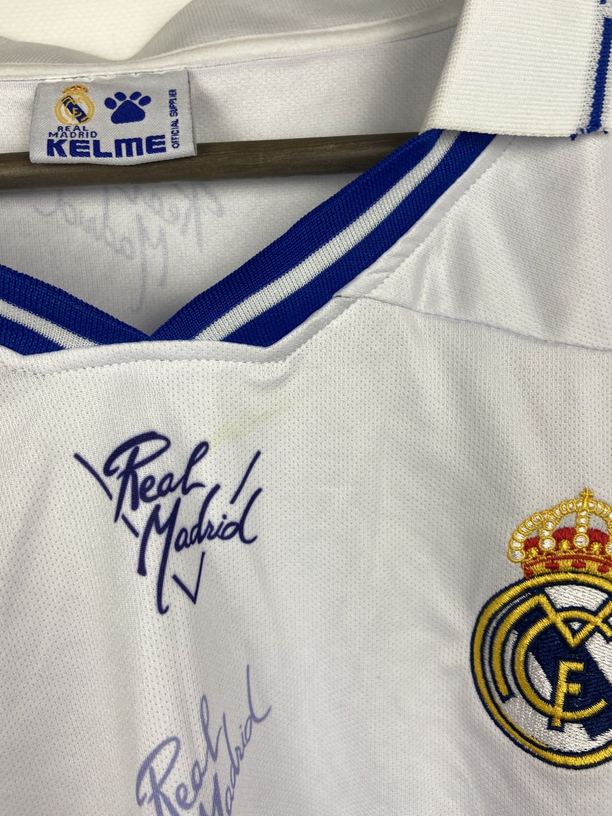 Other Vintage Kelme Real Madrid 95 Football Soccer Shirt Jersey Size US XL / EU 56 / 4 - 6 Thumbnail