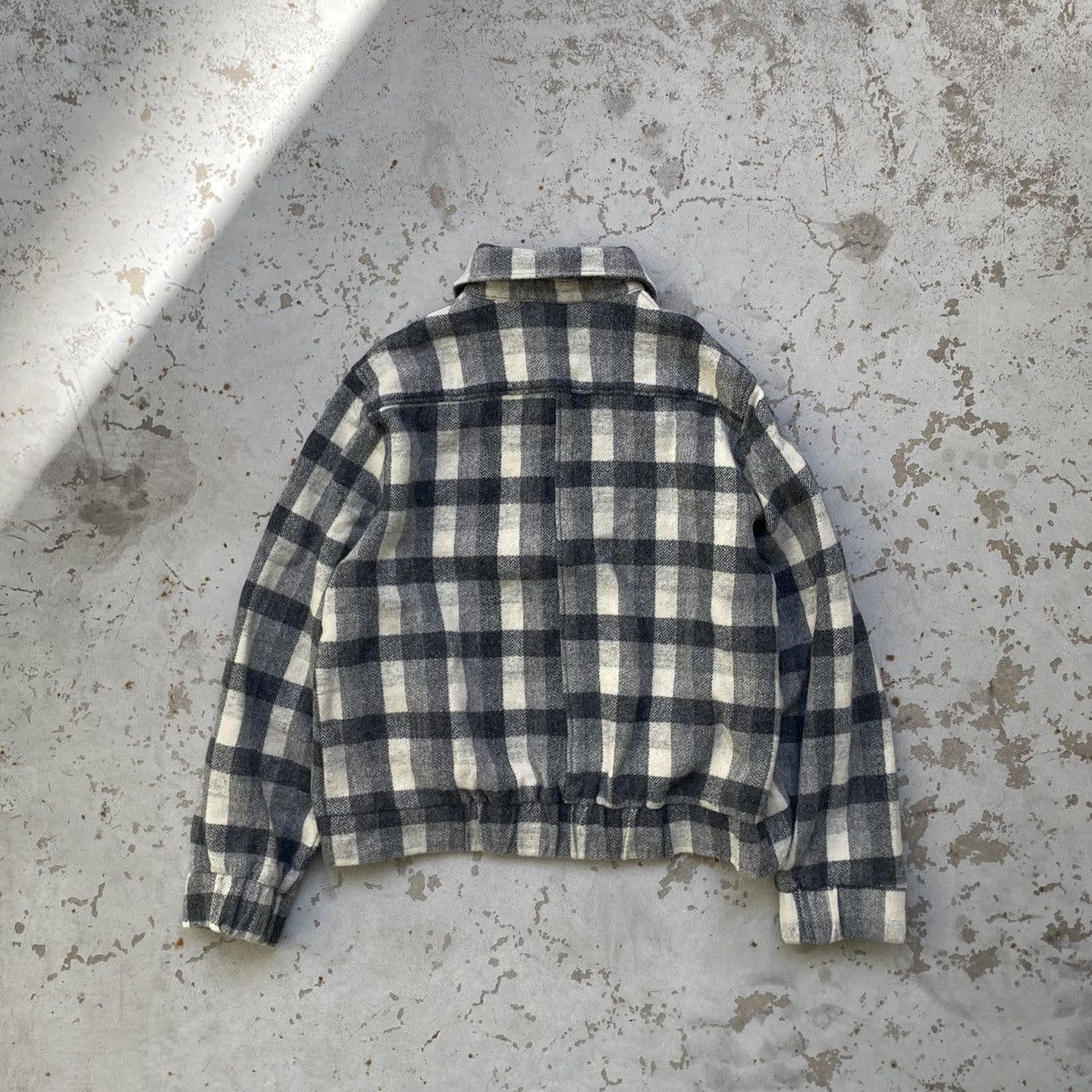 Gosha Rubchinskiy Gosha rubchinskiy FW15 grey flannel 3/4 zip jacket Size US S / EU 44-46 / 1 - 5 Thumbnail