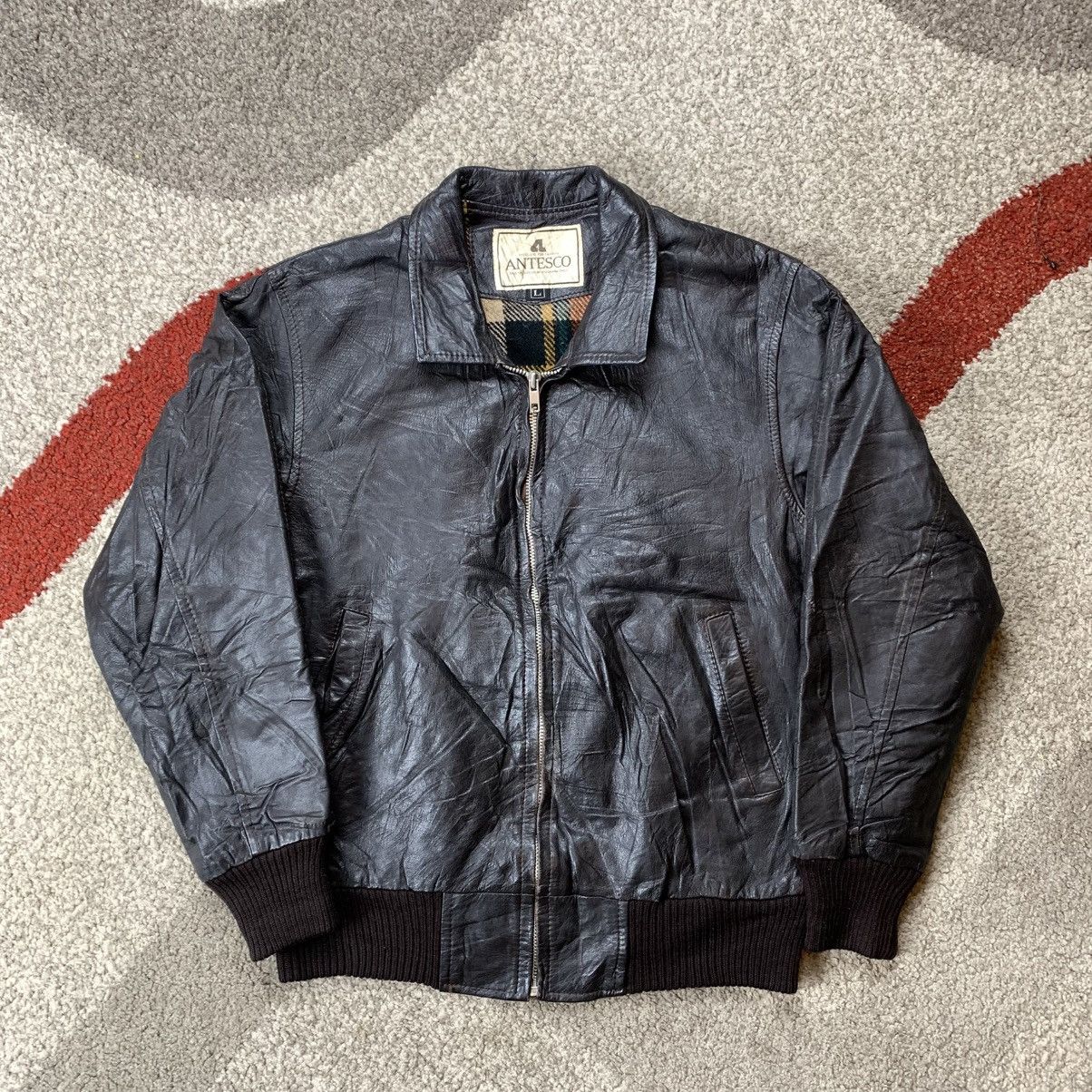 Other ANTESCO LEATHER JACKET Size US L / EU 52-54 / 3 - 2 Thumbnail