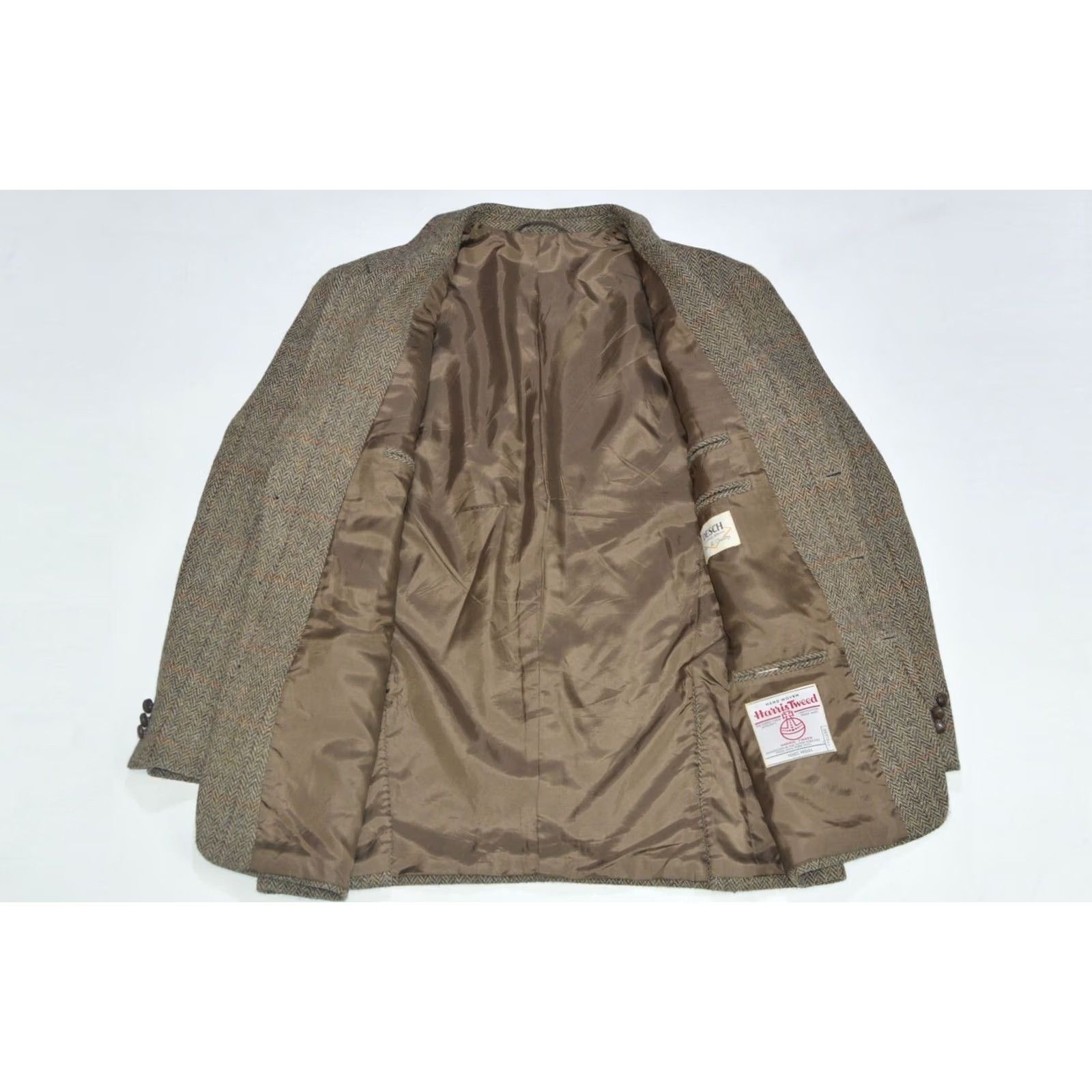 Harris Tweed Harris Tweed Future 211 Wool Blazer Desch Town & Country 54 Brown Mens Jacket Blazer Wool 100% Vintage? Size 54R - 4 Thumbnail