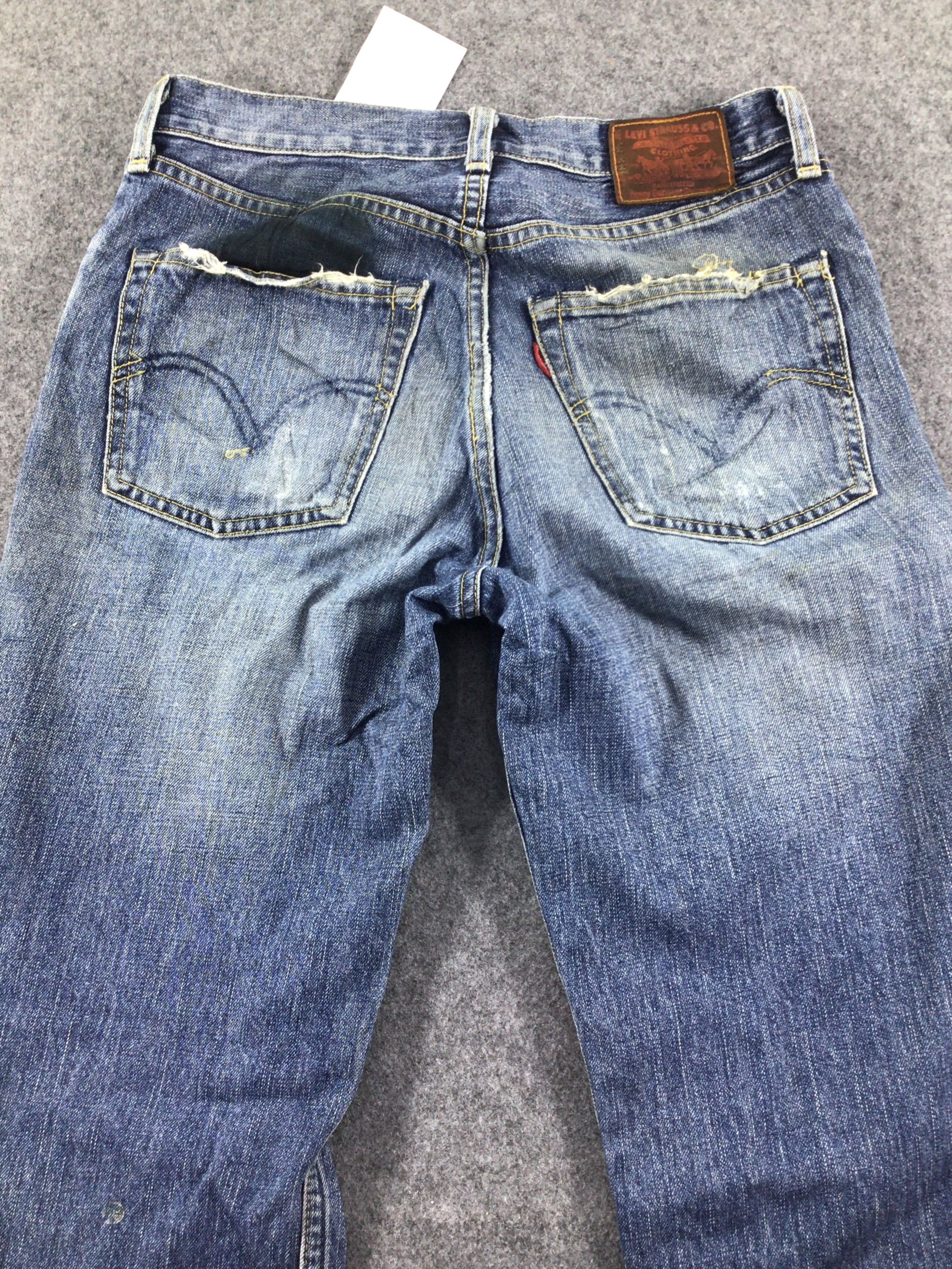 Levi's Vintage Distress Levis 502 Jeans-JM066 Size US 30 / EU 46 - 3 Thumbnail