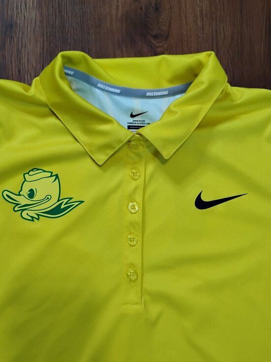 Nike Nike Running Oregon Ducks Polo Shirt Athletic Team Issued Size XL / US 12-14 / IT 48-50 - 1 Thumbnail