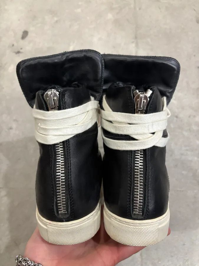 Kris Van Assche Kris Van Assche Black Leather Laced Eyeled Sneakers Size US 8 / EU 41 - 6 Thumbnail