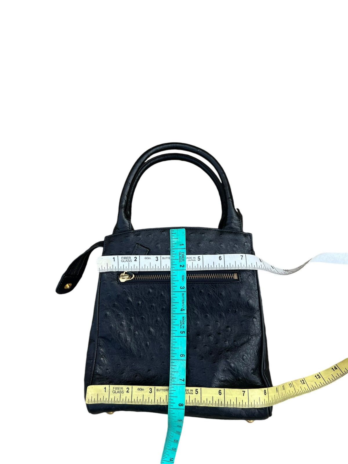 Leather × Vintage Vintage Ostrich Leather Mini Kelly Bag Torrente Paris Size ONE SIZE - 25 Thumbnail
