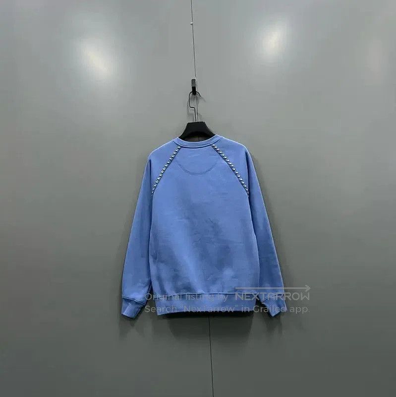 Burberry Burberry Blue Cotton Long Sleeve Sweatshirt. Size US L / EU 52-54 / 3 - 3 Thumbnail