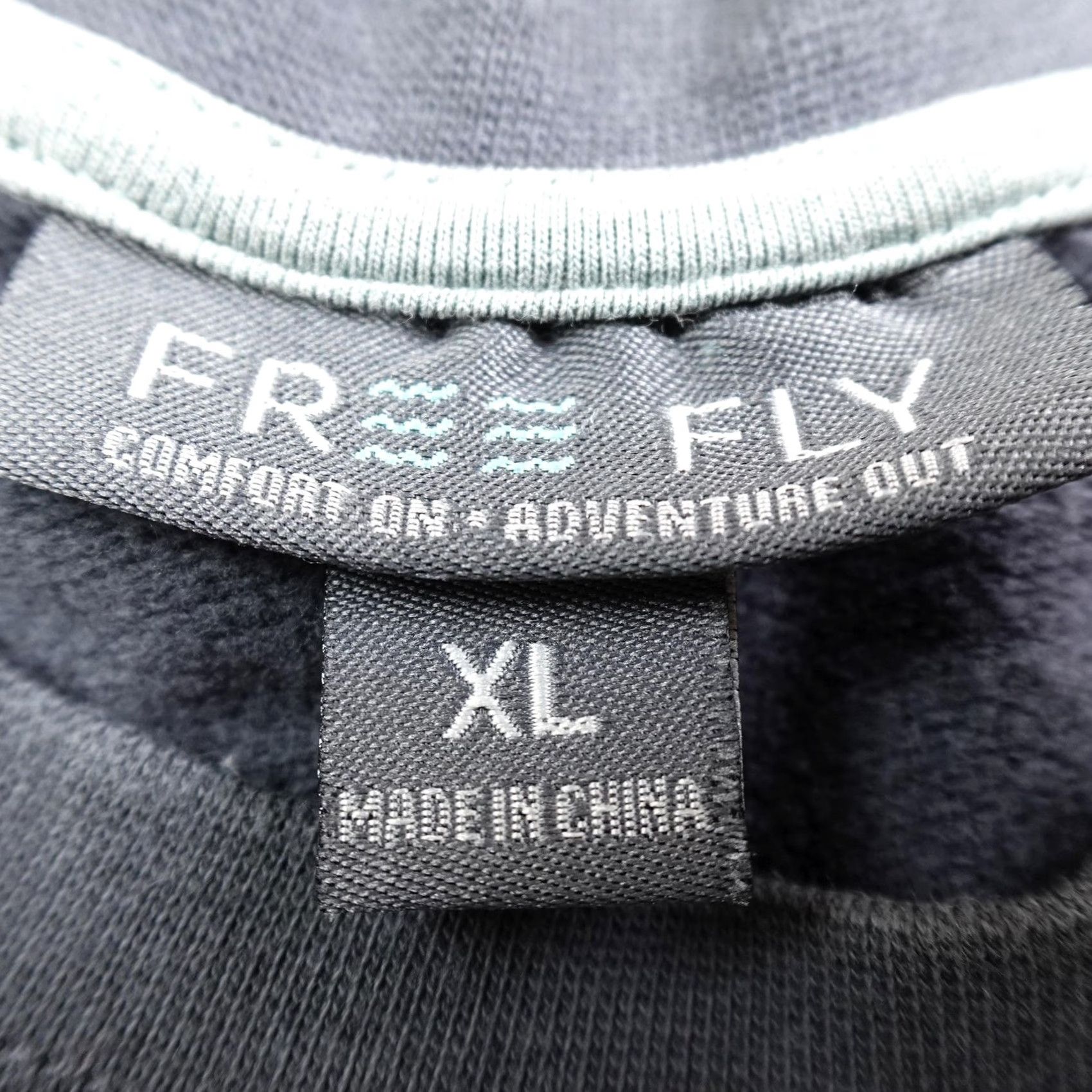 Vintage Free Fly Sweatshirt Mens XL Gray Bamboo Cotton Blend Viscose Spandex Knit Pullover Size US XL / EU 56 / 4 - 4 Thumbnail