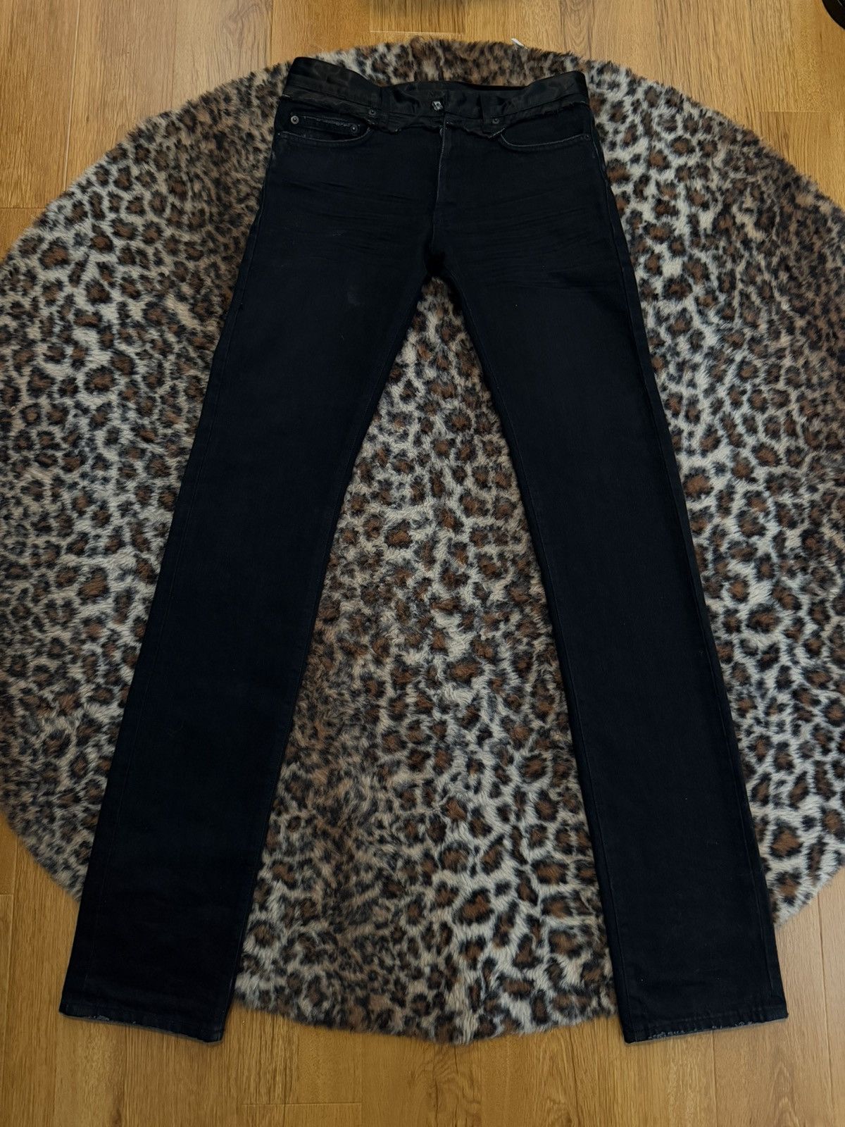 Dior Dior AW06 satin cummerbund denim “These Grey Days” Size US 28 / EU 44 - 1 Thumbnail