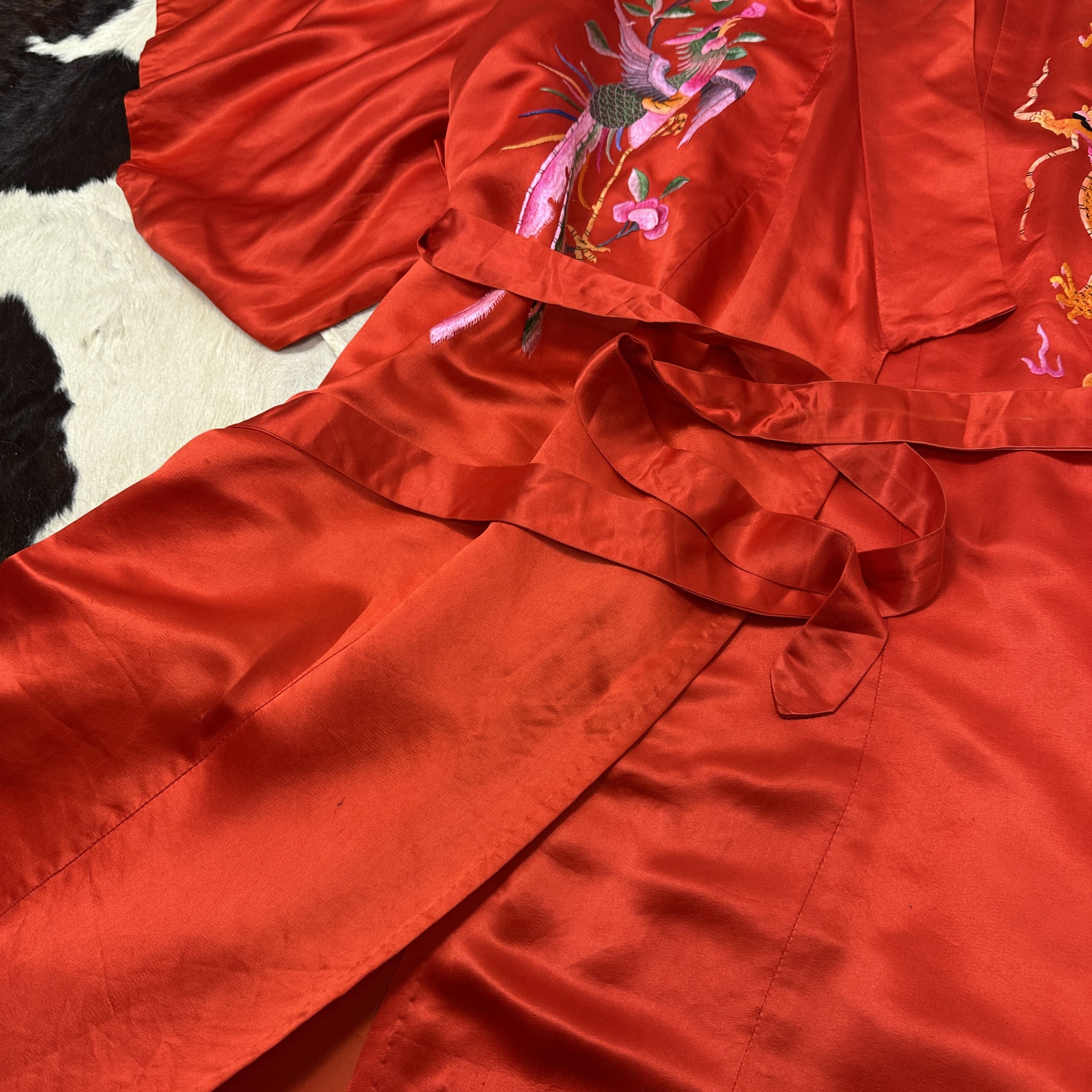 Vintage Vintage Japaneese Silk Embroidered Kimono Y2K Size M / US 6-8 / IT 42-44 - 14 Thumbnail