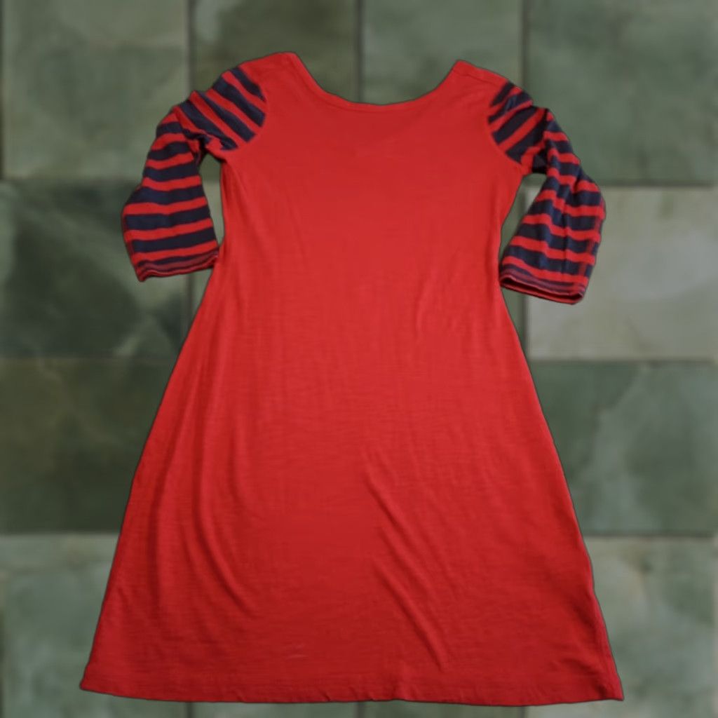 Express Express Dress Womens Medium Red Striped Shirt Dress Size M / US 6-8 / IT 42-44 - 1 Thumbnail