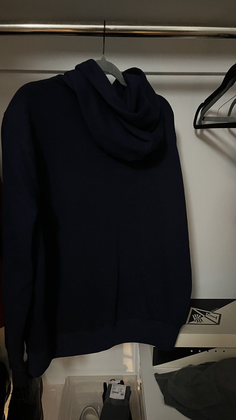 Polo Ralph Lauren Navy blue polo ralph lauren pullover hoodie Size US L / EU 52-54 / 3 - 5 Thumbnail