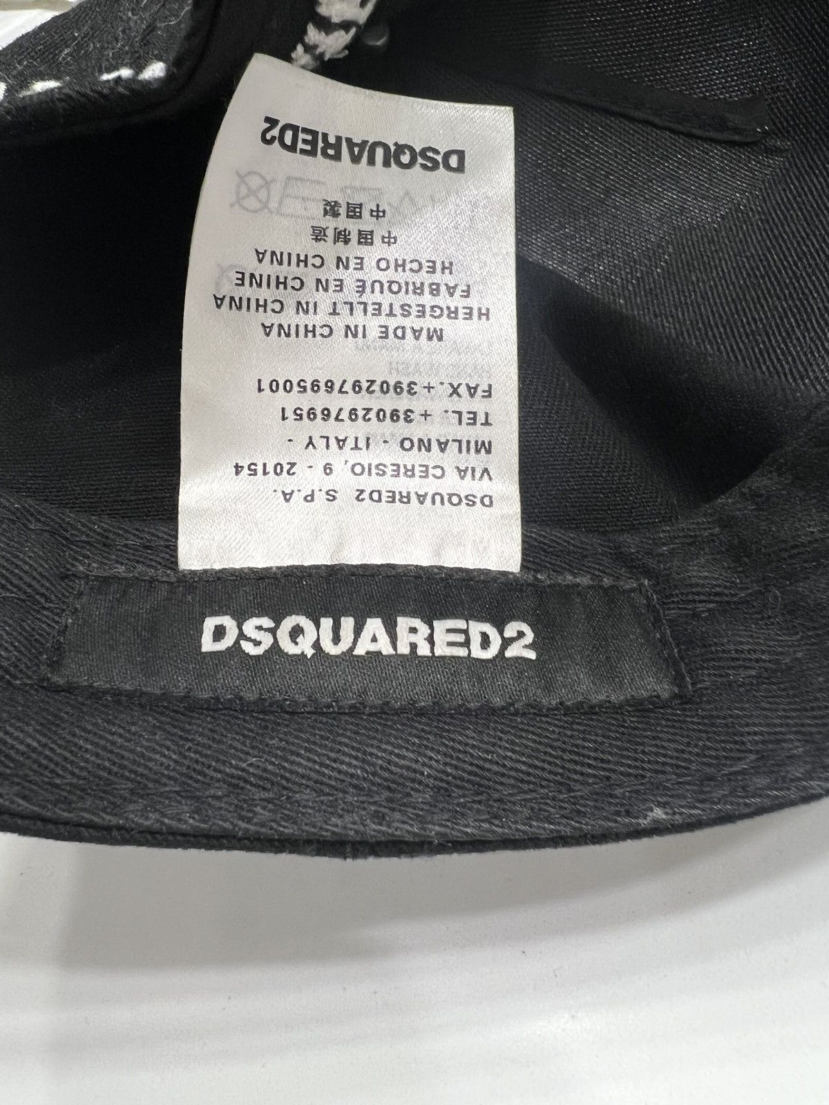 Dsquared2 Dsquared2 Adjustable Cap in Black Size ONE SIZE - 6 Thumbnail