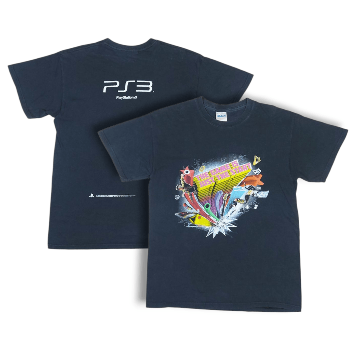 Playstation × Vintage Vintage 2006 PlayStation 3 PS3 Uncharted Nathan Drake TEE Size US M / EU 48-50 / 2 - 1 Thumbnail