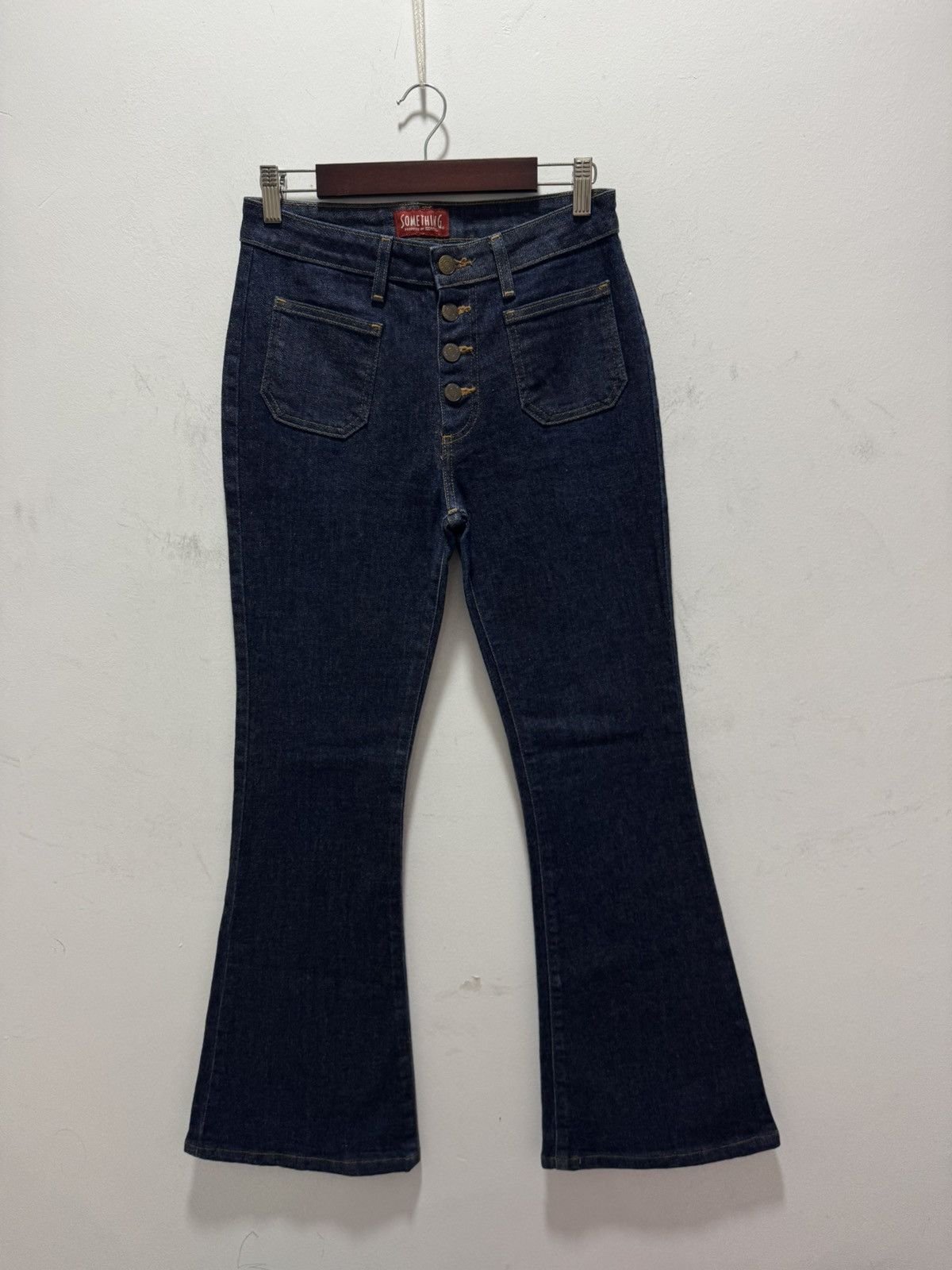Edwin SOMETHING BY EDWIN STRETCABLE BOOTCUT DENIM JEANS Size US 28 / EU 44 - 3 Thumbnail