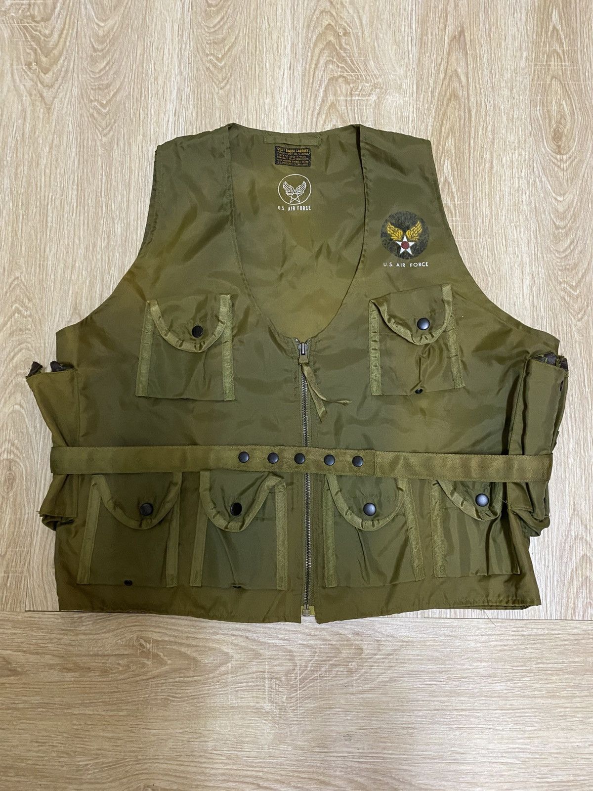 Vintage Vintage US Air Force Radio Carrier vest Size US XL / EU 56 / 4 - 1 Thumbnail