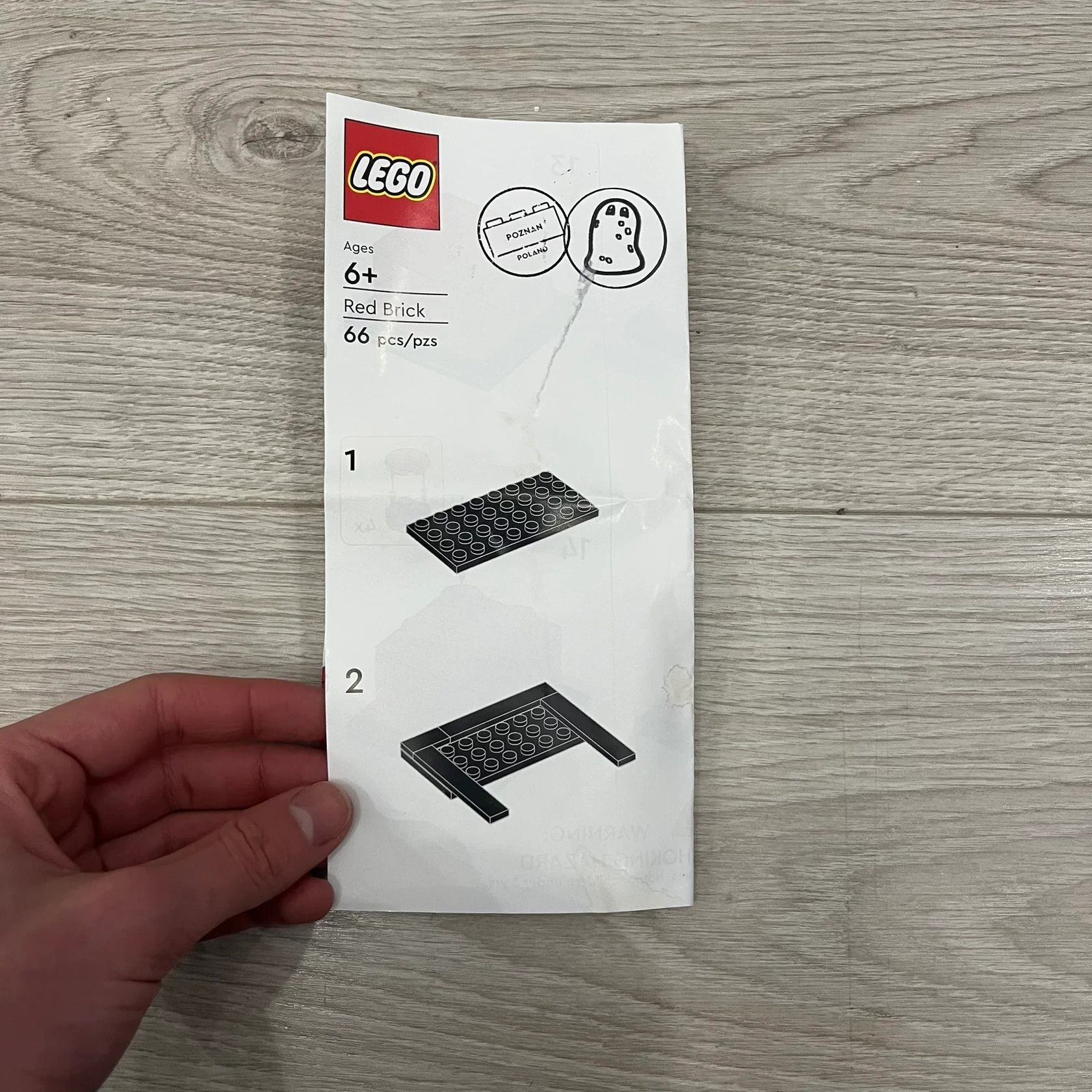 LEGO LEGO 2x2 Red Brick M&T 6508941 Size ONE SIZE - 4 Thumbnail