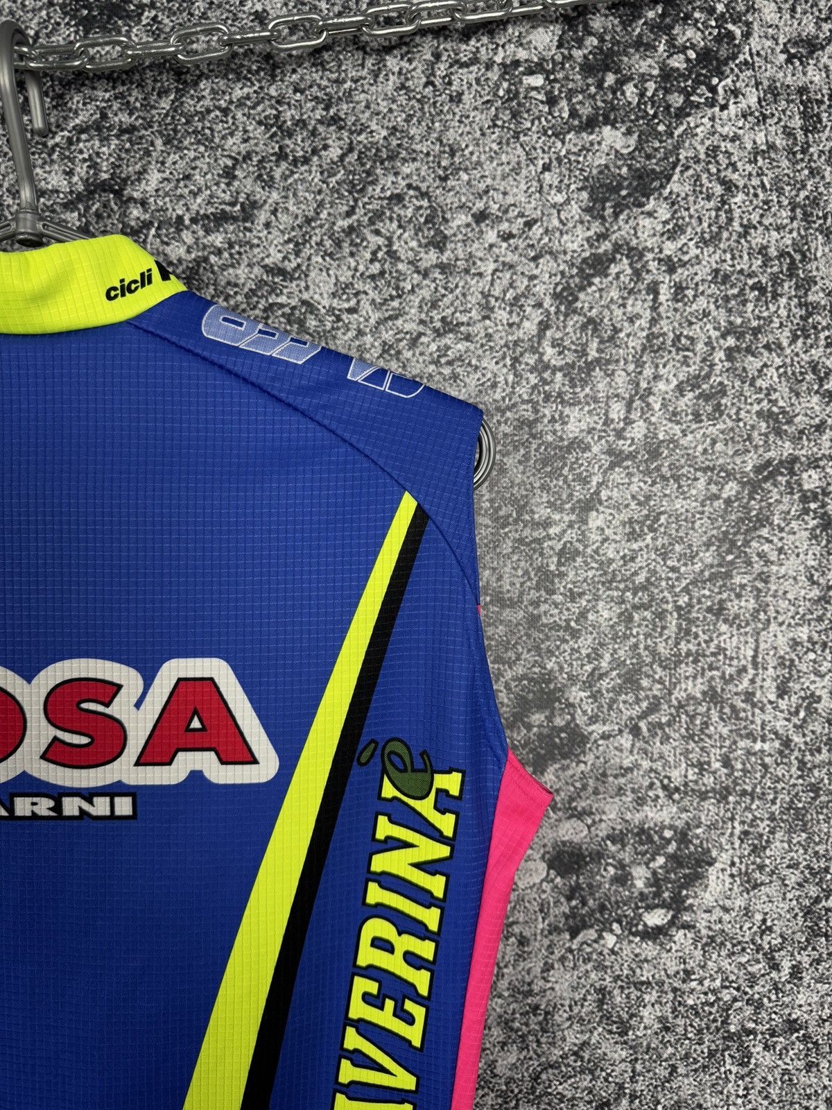Vintage Giordana Cycling Vest Meta Caverina Rosa Carni Italy Size S Size US S / EU 44-46 / 1 - 10 Thumbnail