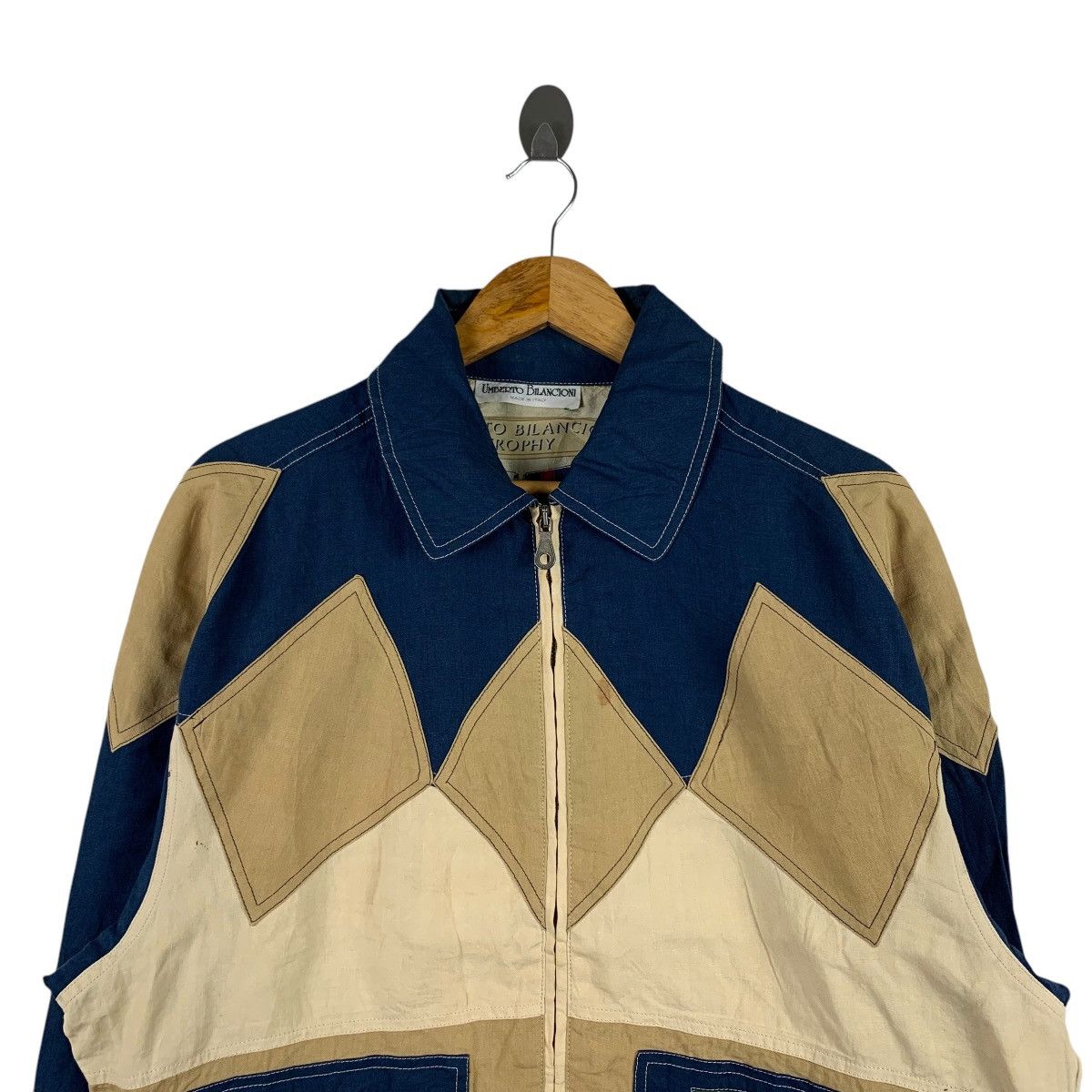 Vintage Vintage UMBERTO BILANCIONI Italian Brand SacmaBomberJacket Size US XL / EU 56 / 4 - 2 Thumbnail
