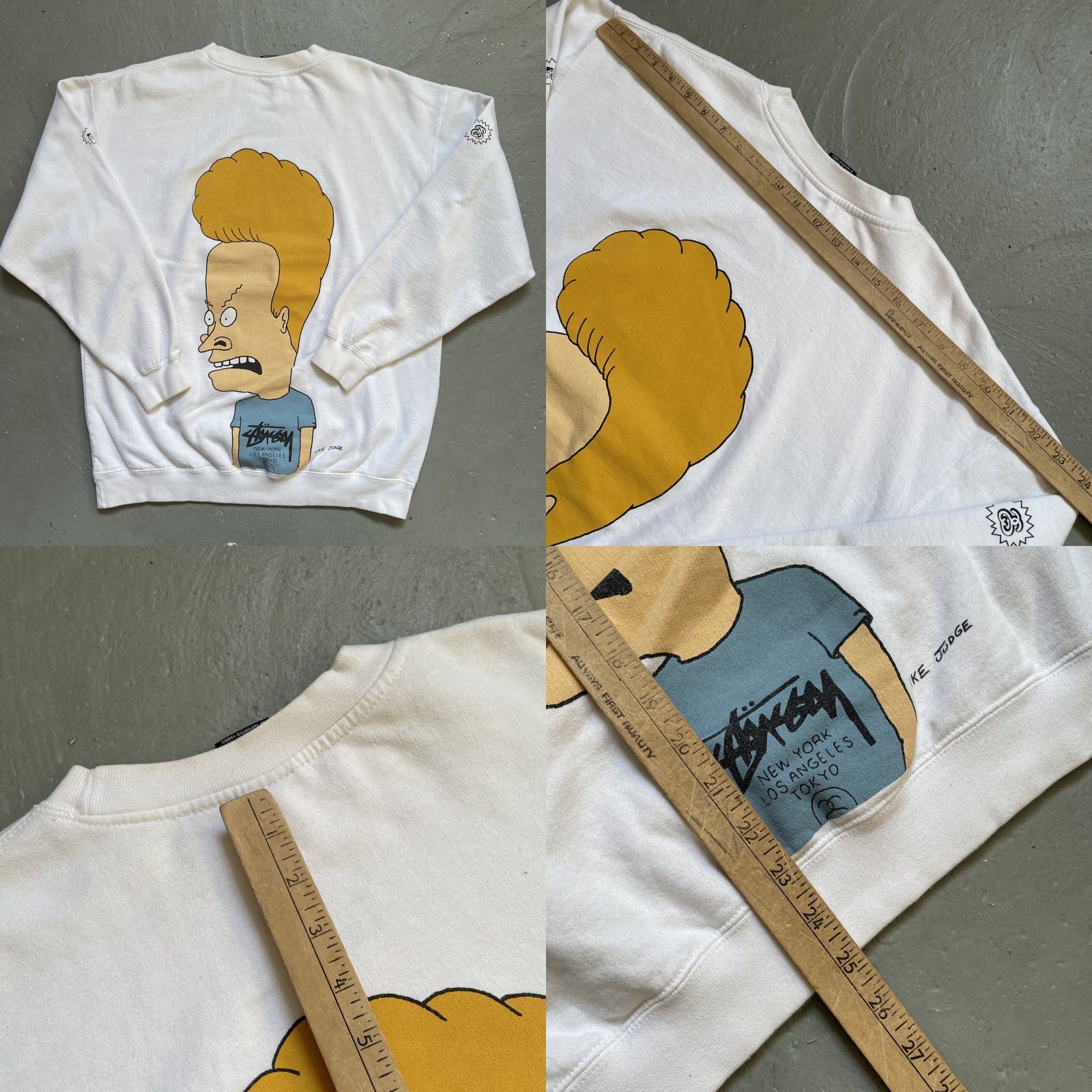 Vintage VINTAGE Stussy x Beavis & Butthead MTV Mike Judge Sweatshirt Size US M / EU 48-50 / 2 - 8 Thumbnail