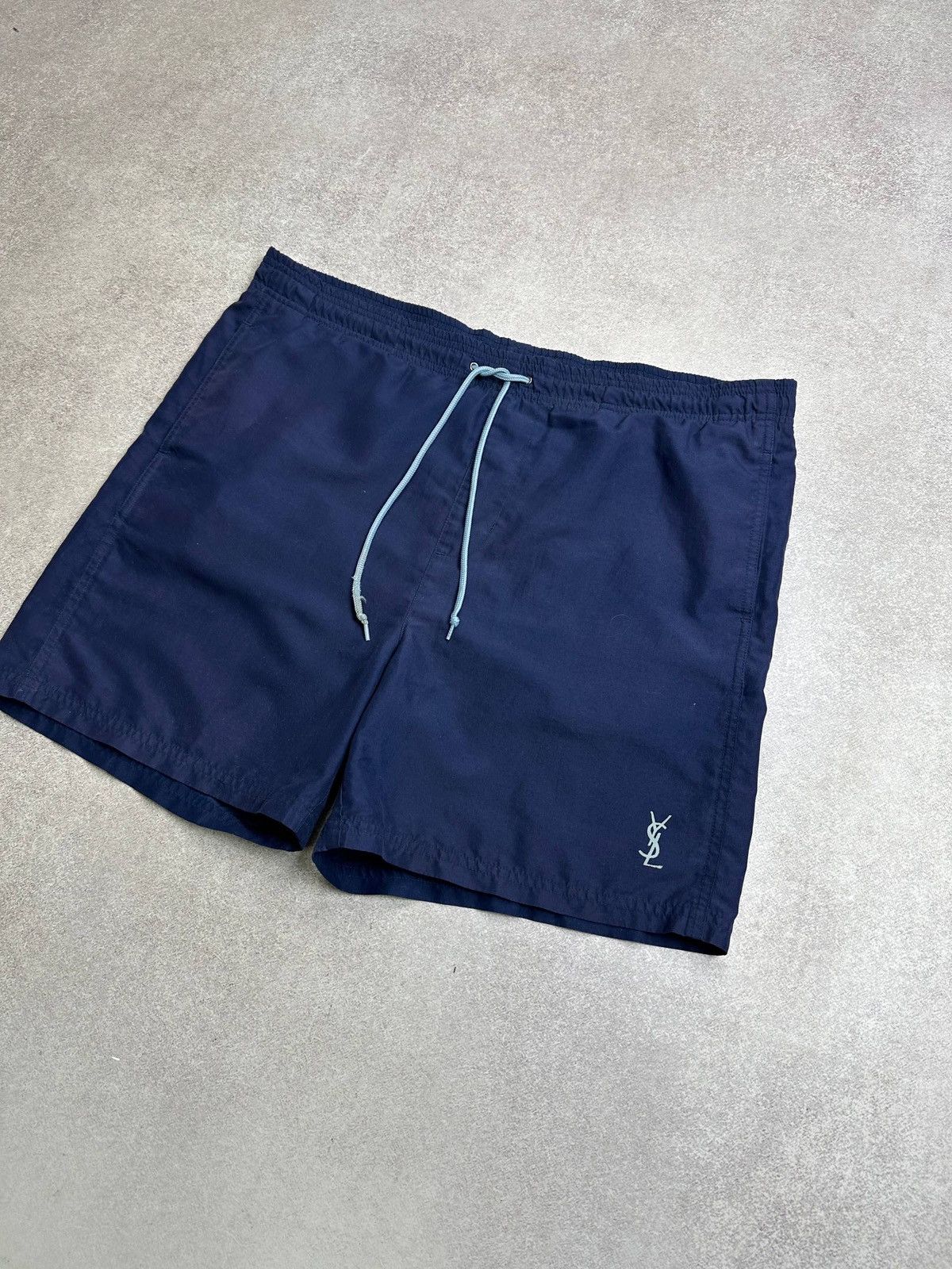 Yves Saint Laurent Vintage YSL Yves Saint Laurent Nylon Swimming Shorts Rare M Size US 32 / EU 48 - 2 Thumbnail