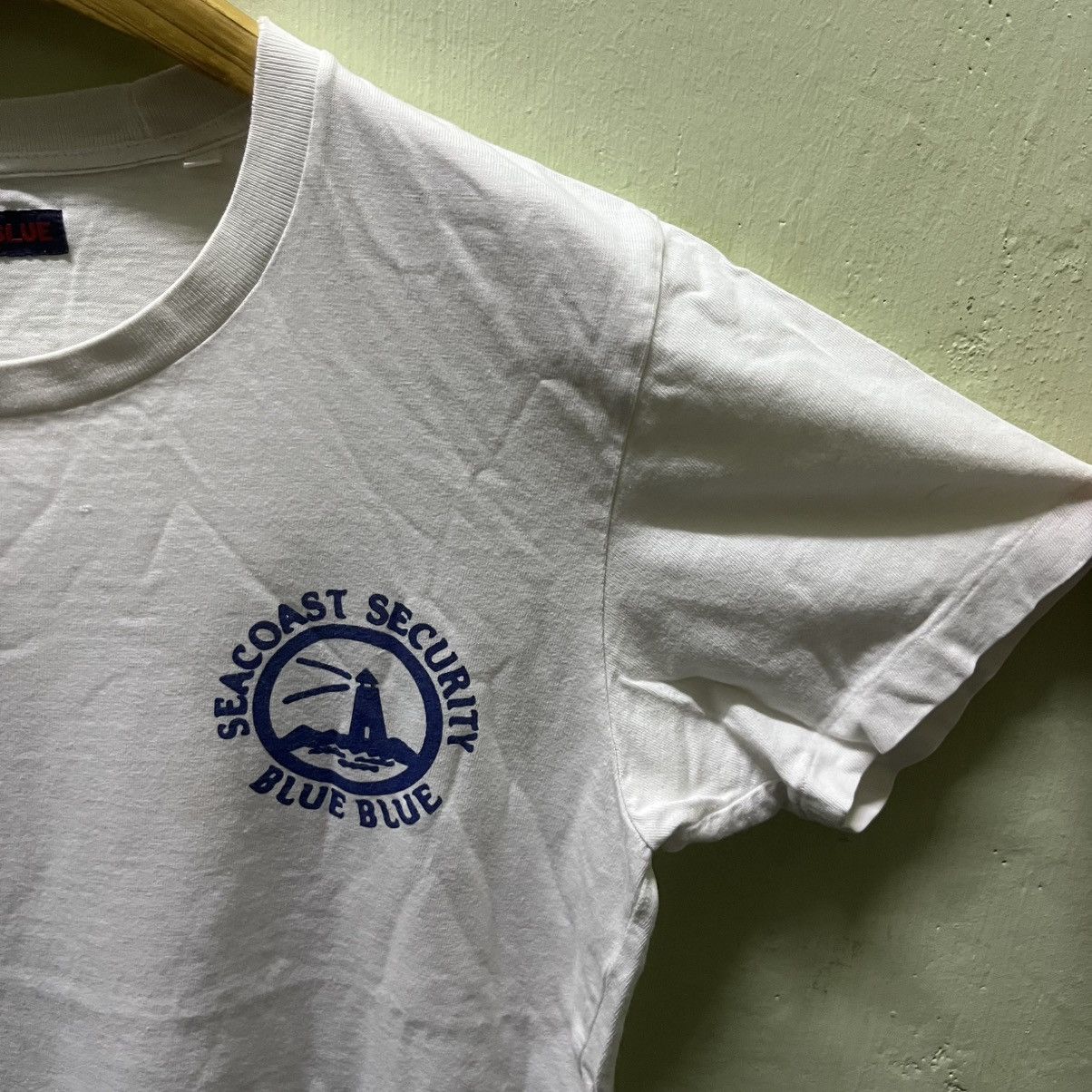 Blue Blue Japan Distressed Blue Blue Japan Seacoast Security Tees Size US XXS / EU 40 - 4 Thumbnail
