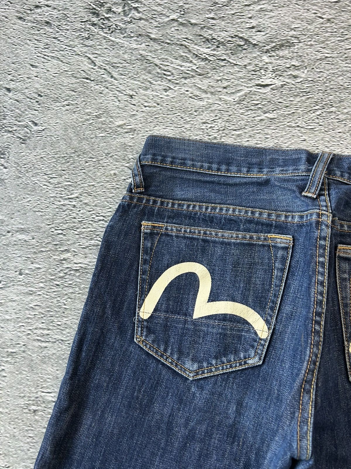 Evisu Evisu jeans vintage seagull logo denim pants blue Genes Size US 30 / EU 46 - 3 Thumbnail