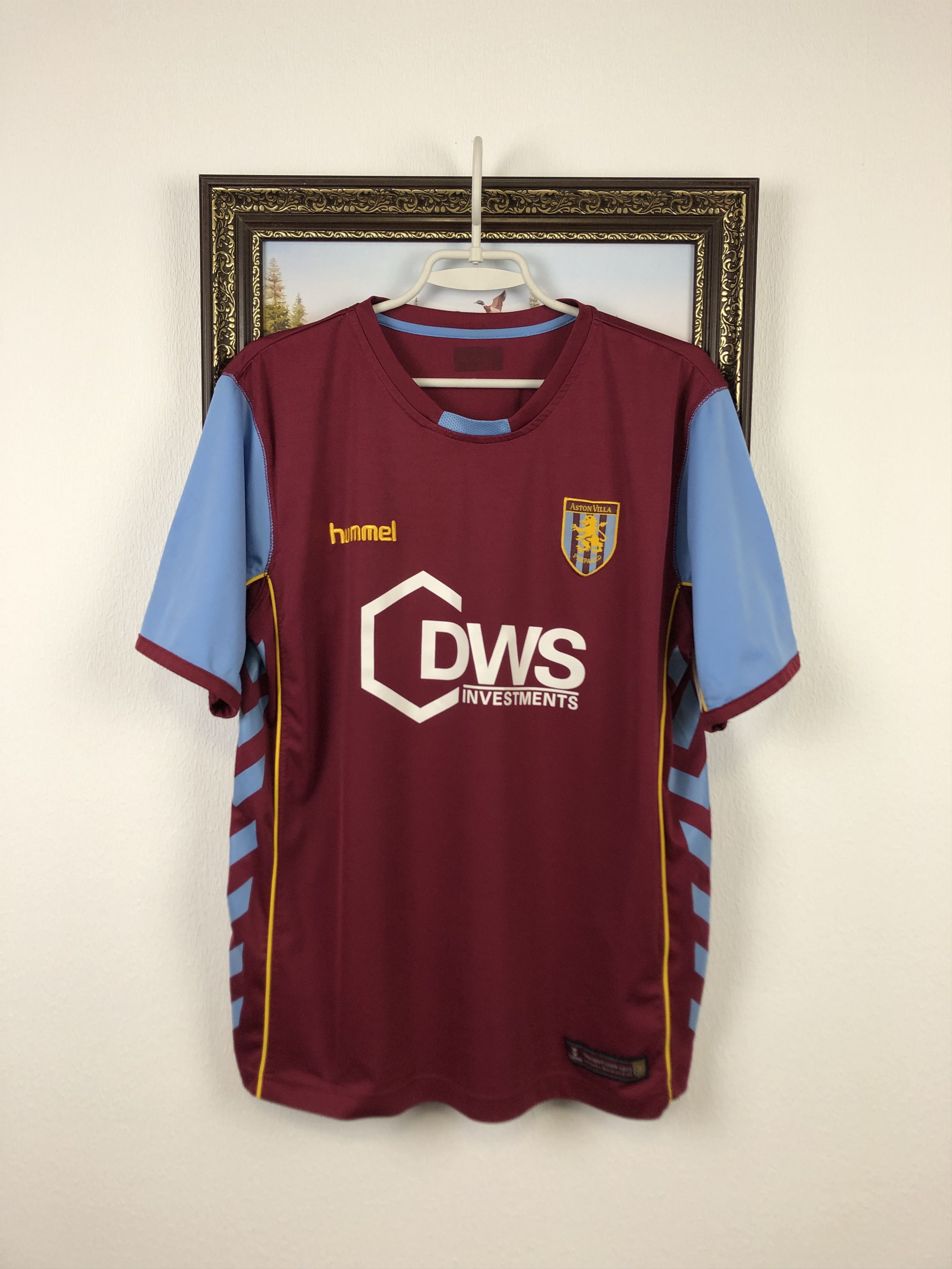 Football Shirts Aston Villa Hummel Shirt 2004/2005 Hummel Vintage