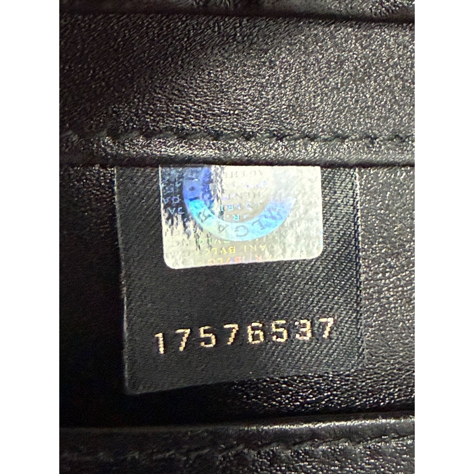 Bvlgari BVLGARI Weekend Long Wallet Gray Chevron MINT COND Size ONE SIZE - 9 Thumbnail