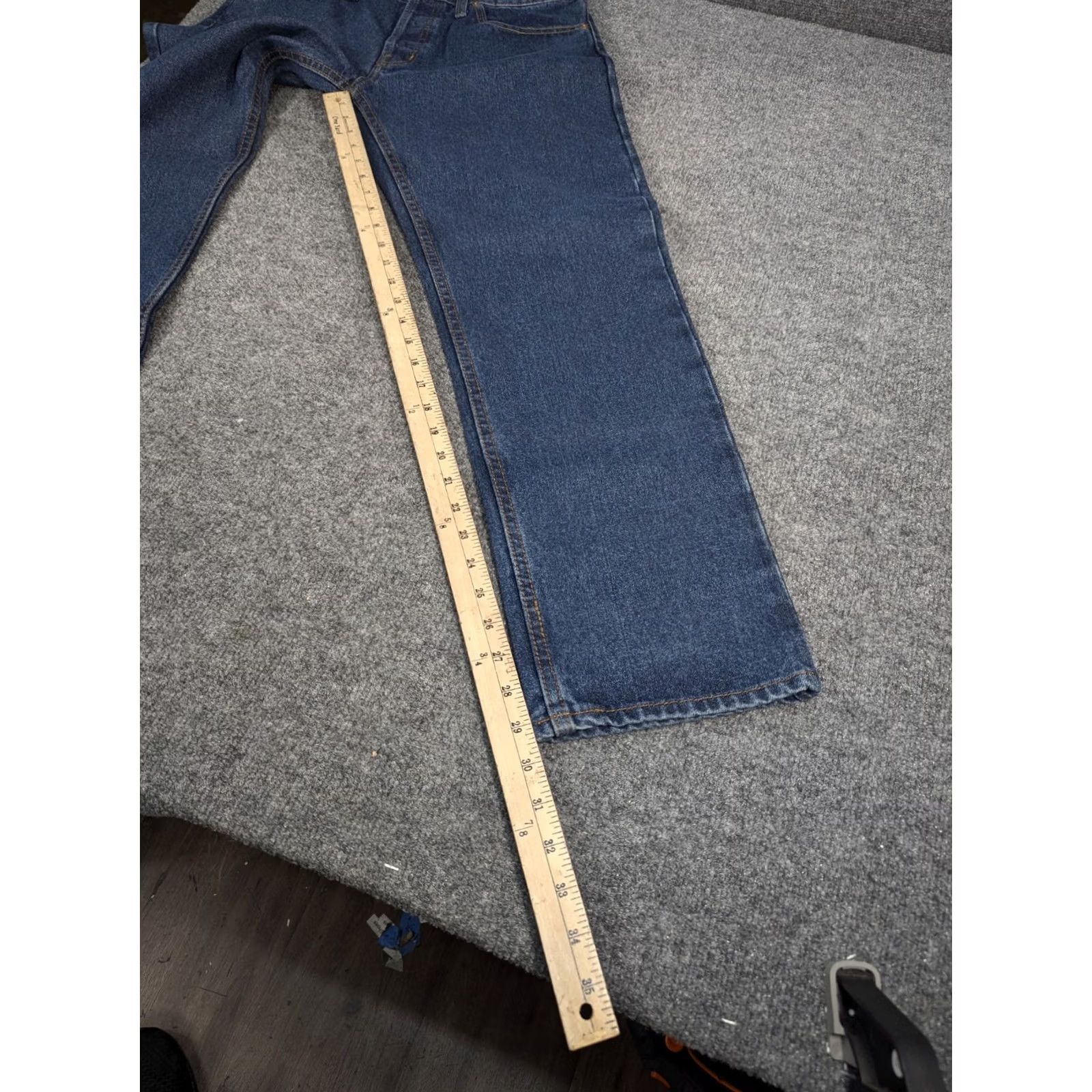 Levi's VINTAGE? No. Original Levis 501 Jeans - Jeans - Men - 34x30 - Blue - Button Fly - Straight - 501 - Levi's - Regular - 34 - 30in - New Size US 34 / EU 50 - 8 Thumbnail