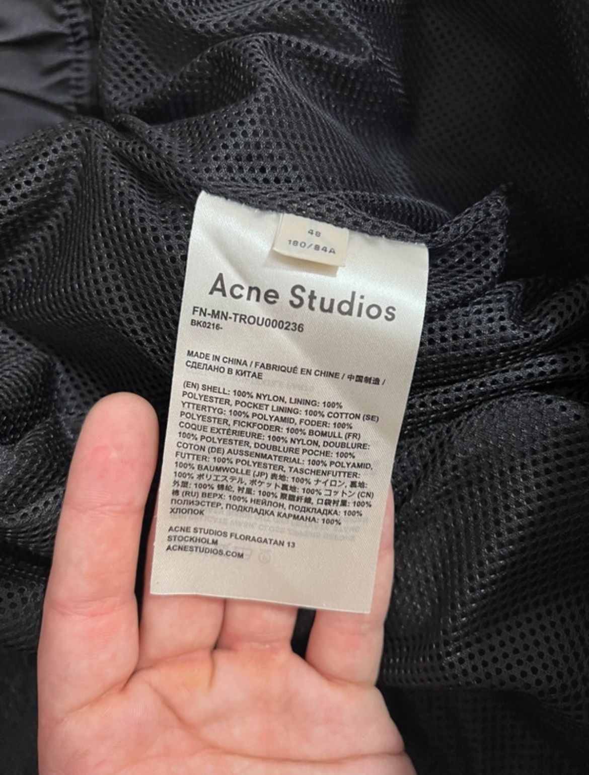 Acne Studios Acne Heavy Nylon Slacks Size US 32 / EU 48 - 5 Thumbnail