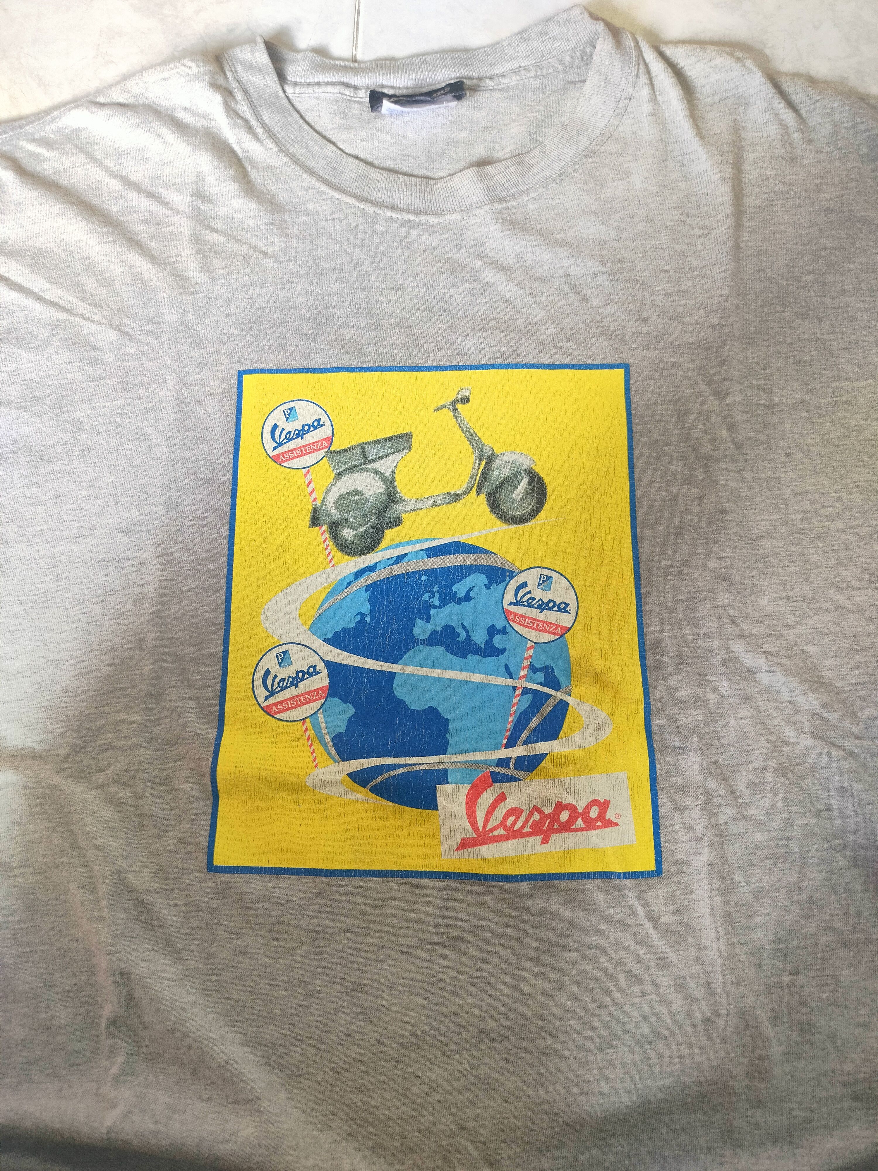 Vintage vespa tee 90s Size US XL / EU 56 / 4 - 1 Thumbnail