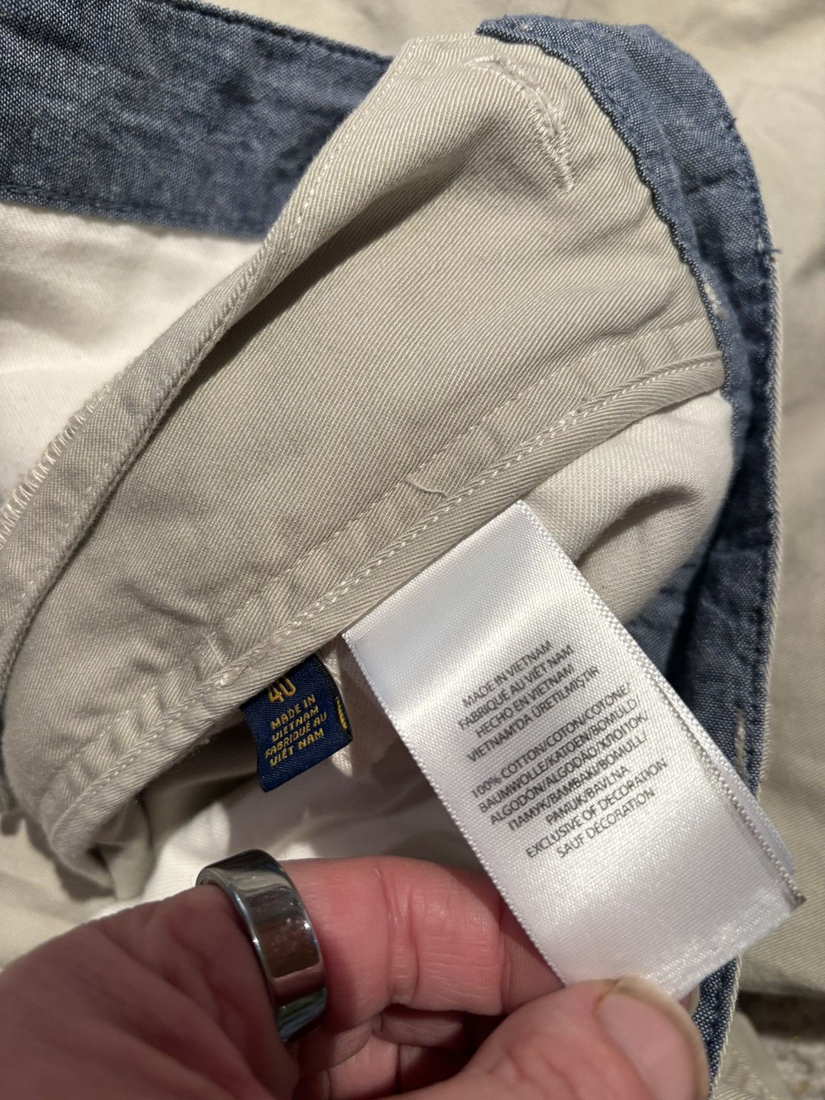 Polo Ralph Lauren Polo by Ralph Lauren Men's Relaxed Fit Khaki Shorts Size 40 Size US 40 / EU 56 - 3 Thumbnail
