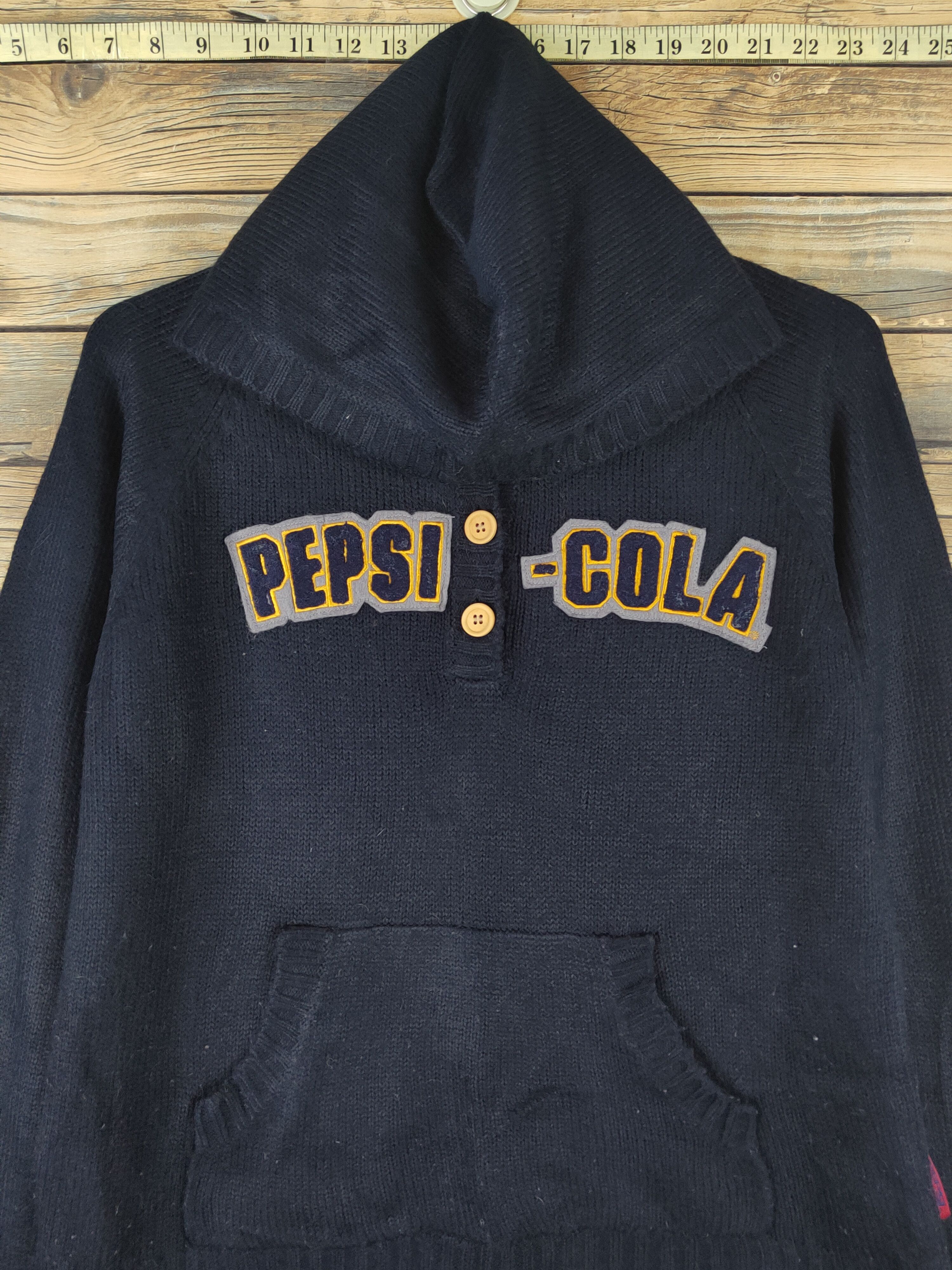 Pepsi Pepsi cola X Gal Fit Navy Knitwear Hoodie Sweatshirts #W1217 Size M / US 6-8 / IT 42-44 - 2 Thumbnail