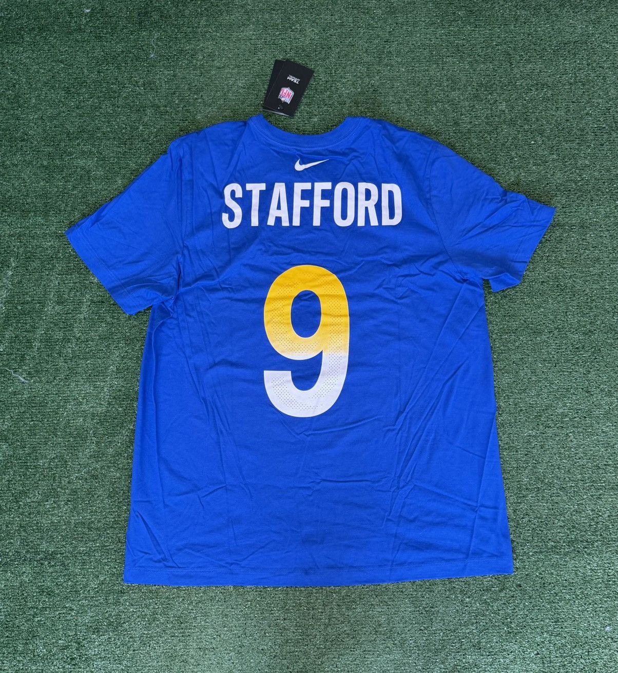 Nike Nike Los Angeles Rams Matthew Stafford T Shirt Mens XL Blue Size US XL / EU 56 / 4 - 3 Thumbnail