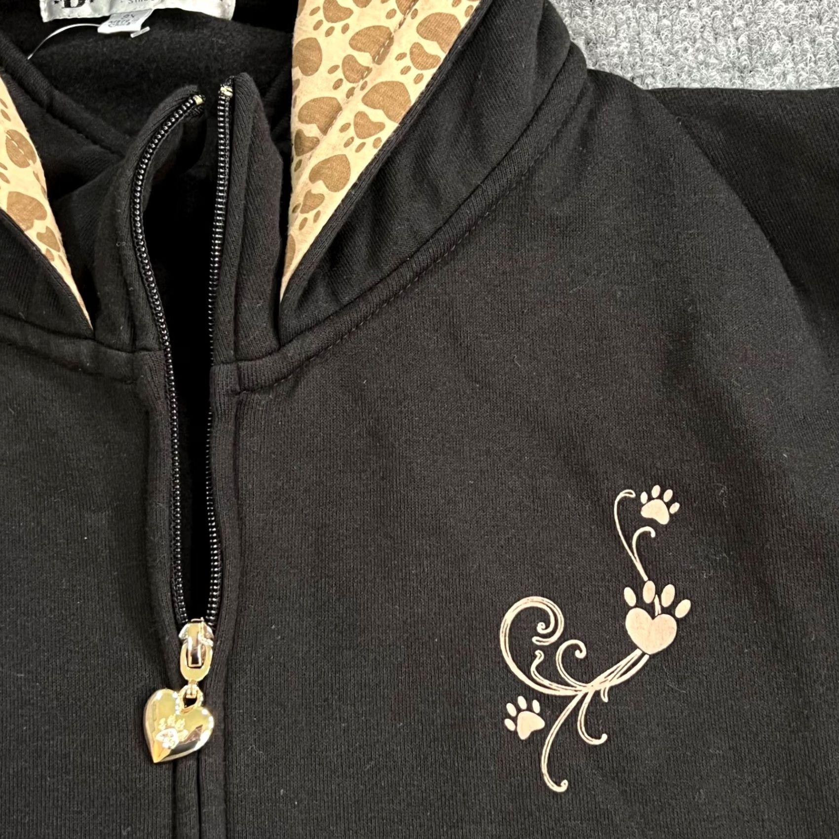 Vintage VINTAGE The Bradford Exchange Hoodie Womens 3X Black Havanese Dog Logo Full Zip Sweatshirt Size XXL / US 16-18 / IT 52-54 - 6 Thumbnail