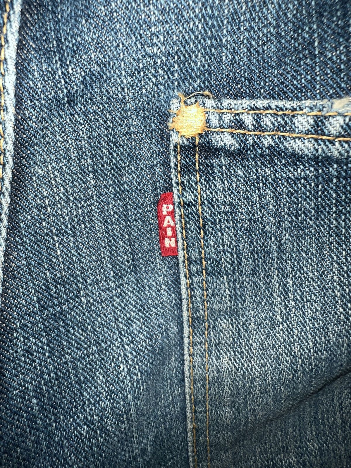 Number (N)ine aw03 kurt cobain patch jeans Size US 30 / EU 46 - 4 Thumbnail