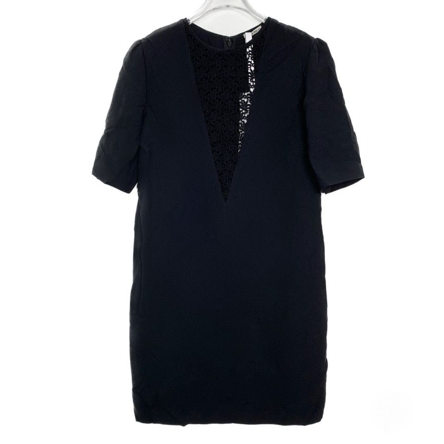Miu Miu Miu Miu Lace Dress Short-Sleeve Dress (Size M) Size S / US 4 / IT 40 - 1 Thumbnail