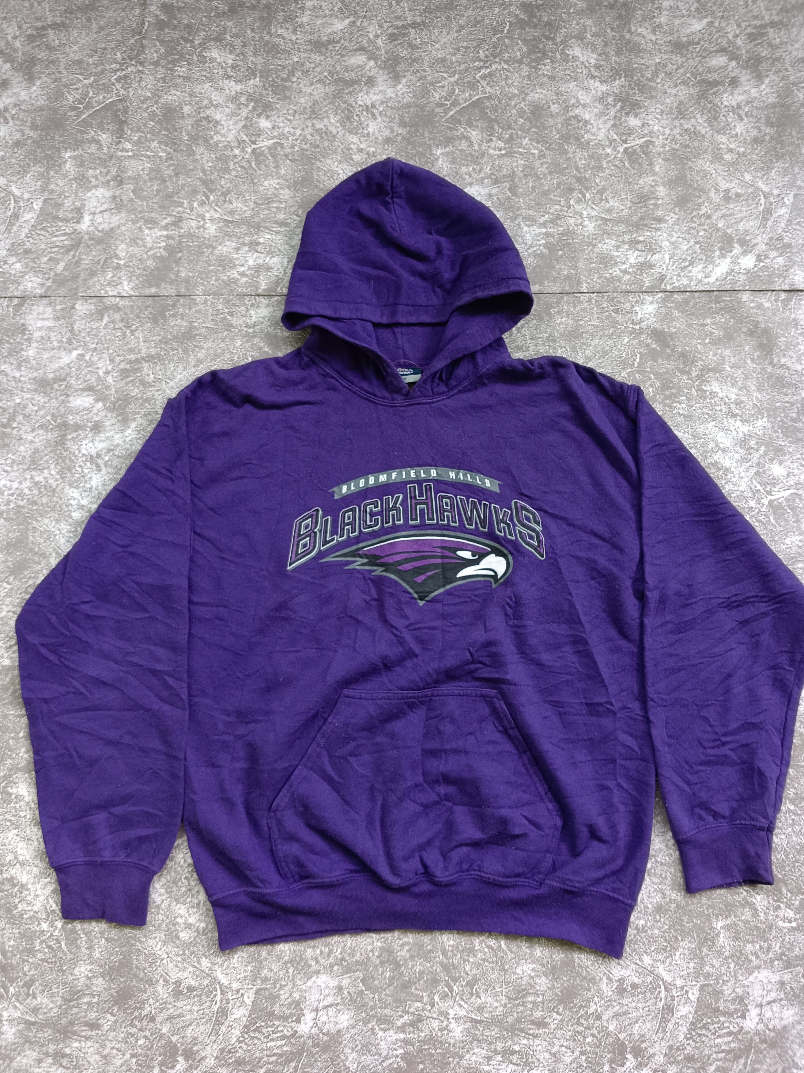 Japanese Brand × NFL Bloomfield Hills Black Hawks Hoodie Size US M / EU 48-50 / 2 - 1 Thumbnail