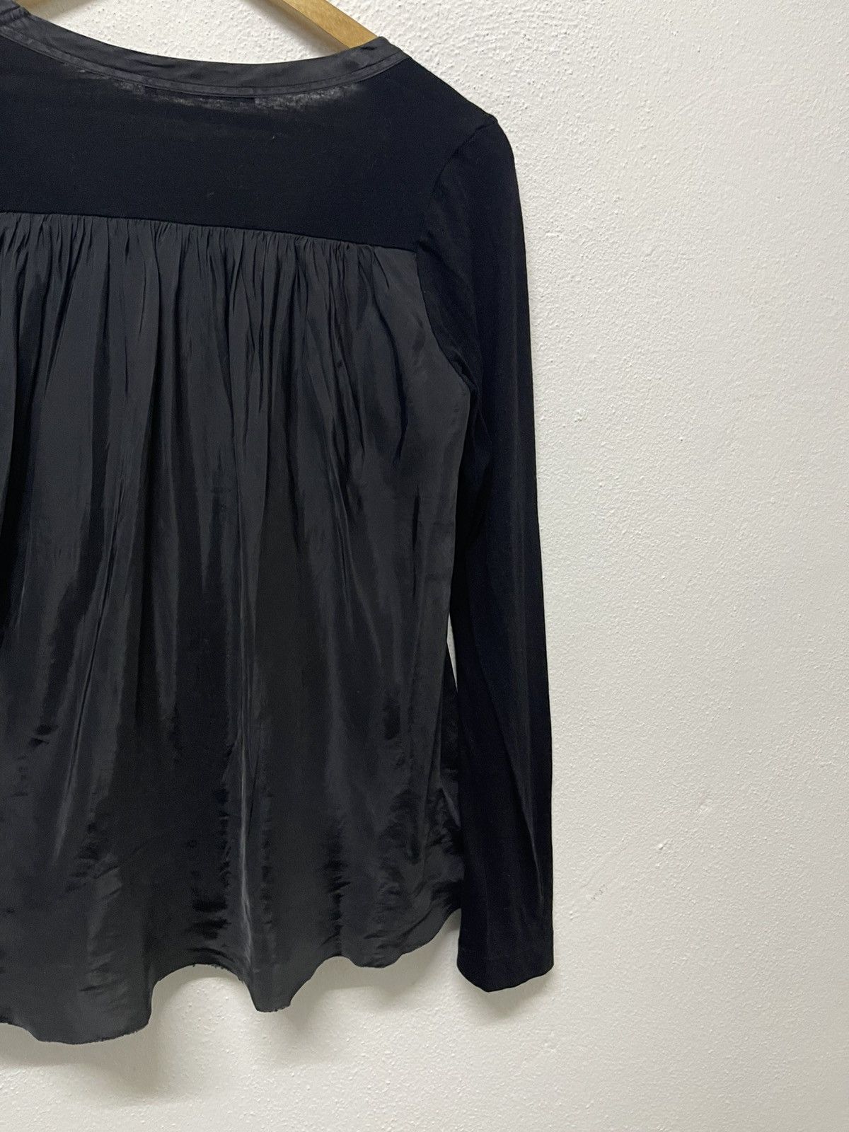 Sacai 90s SACAI UNBALANCE ROUND LONG SLEEVE SHIRT Size S / US 4 / IT 40 - 10 Thumbnail
