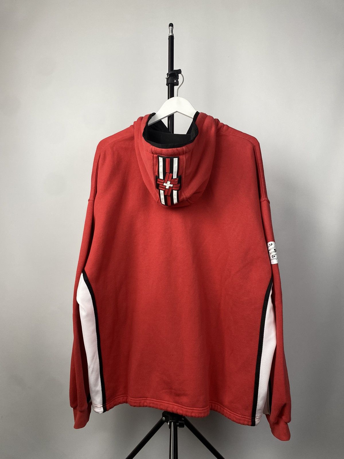 Adidas × Vintage Vintage ADIDAS Goteborg 1999 Oversized Button Up Hoodie Size US L / EU 52-54 / 3 - 9 Thumbnail