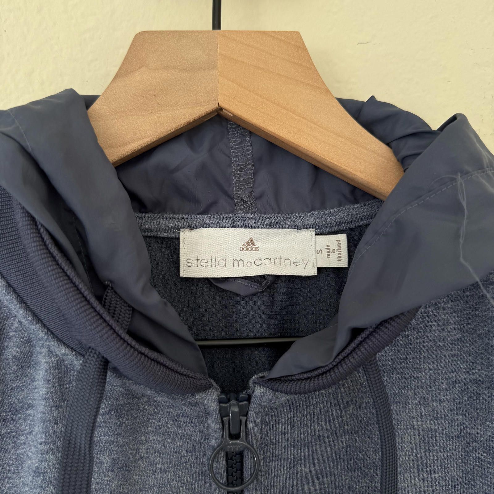 Adidas Adidas Jacket Women's S Navy Stella McCartney Zip Hoodie Size S / US 4 / IT 40 - 3 Thumbnail
