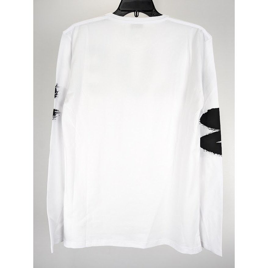 Alexander McQueen o1rshd1 Spray Logo Long Sleeve T-Shirt in White Size US S / EU 44-46 / 1 - 10 Thumbnail