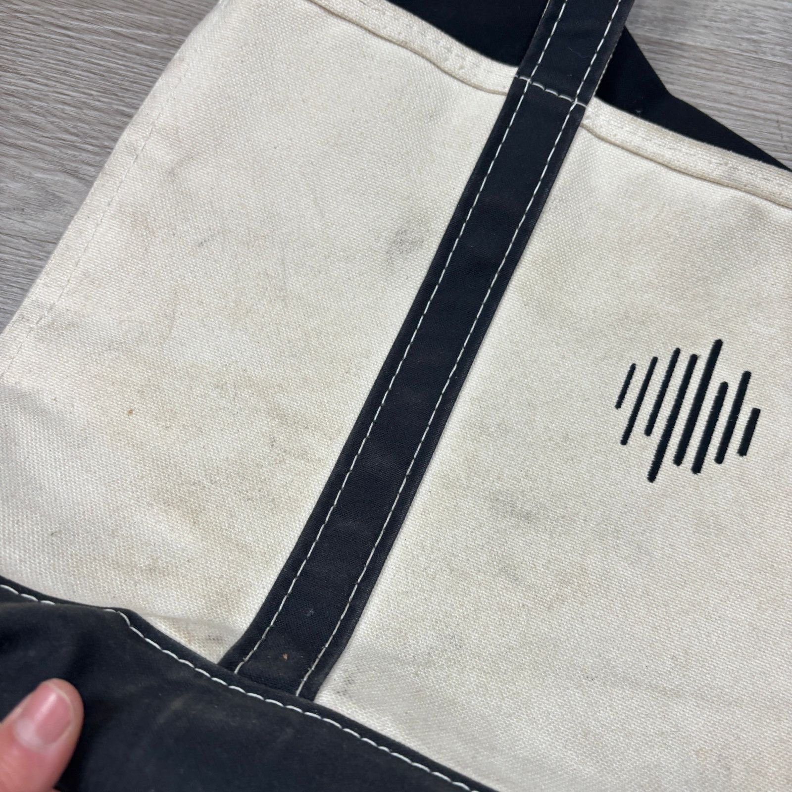L.L. Bean × Vintage Vintage 90s LL Bean Boat and Tote Zip Top Mini Tote 17x12 Size ONE SIZE - 13 Thumbnail