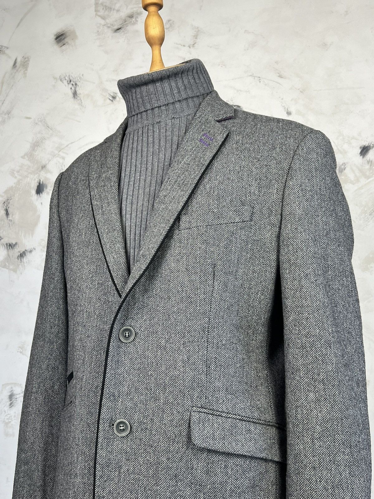 Vintage Cavani Blazer Suit Jacket Size 52 R M - XL Size 52R - 4 Thumbnail