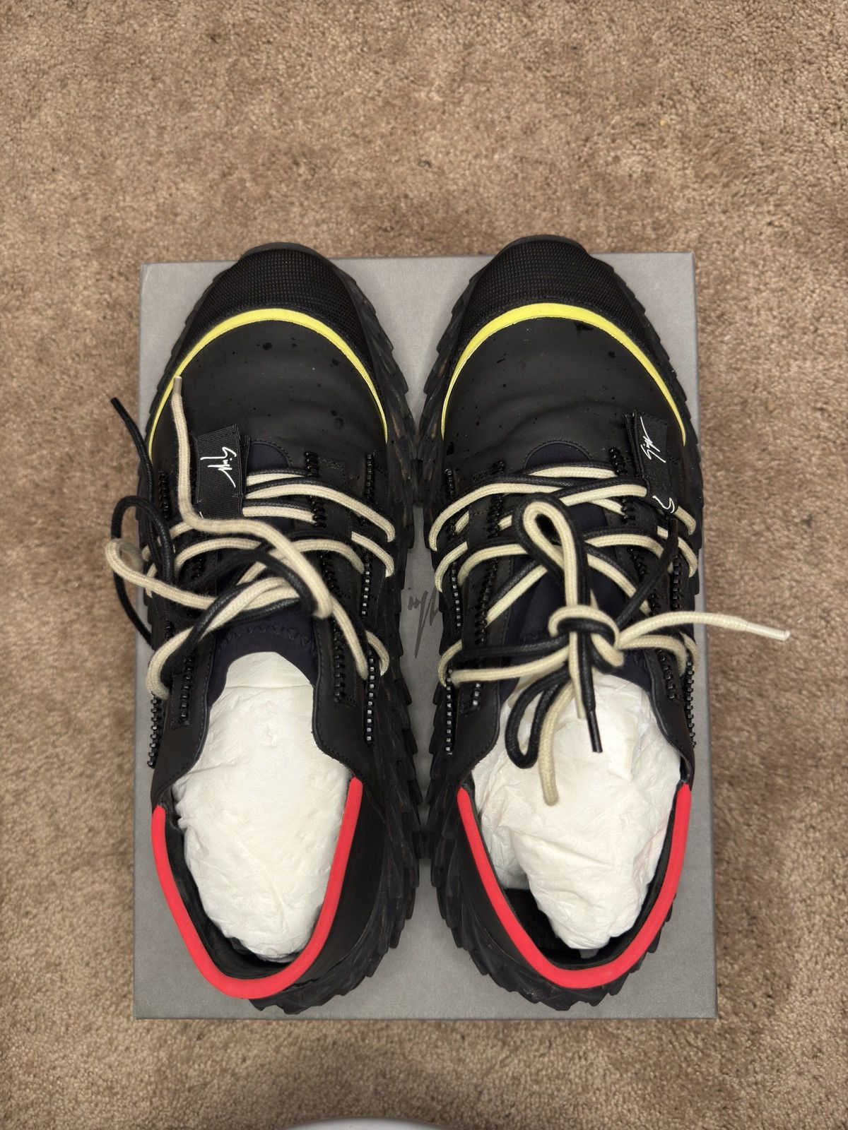 Giuseppe Zanotti Giuseppe Zanotti Urchin Oversized Sole Sneaker Size US 11 / EU 44 - 7 Thumbnail