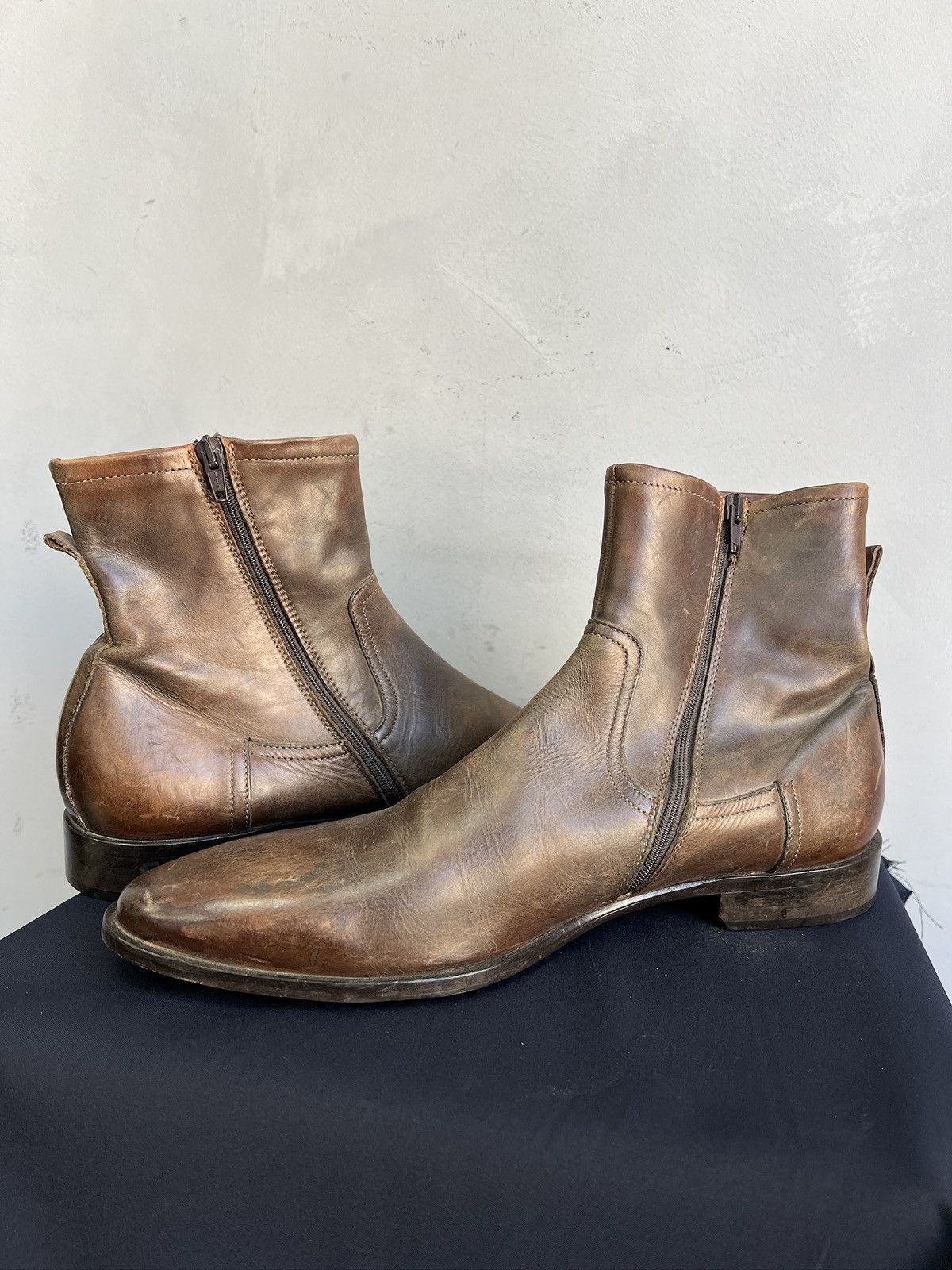 Other Guidi style western brown leather boots hype avant garde Size US 10 / EU 43 - 10 Thumbnail