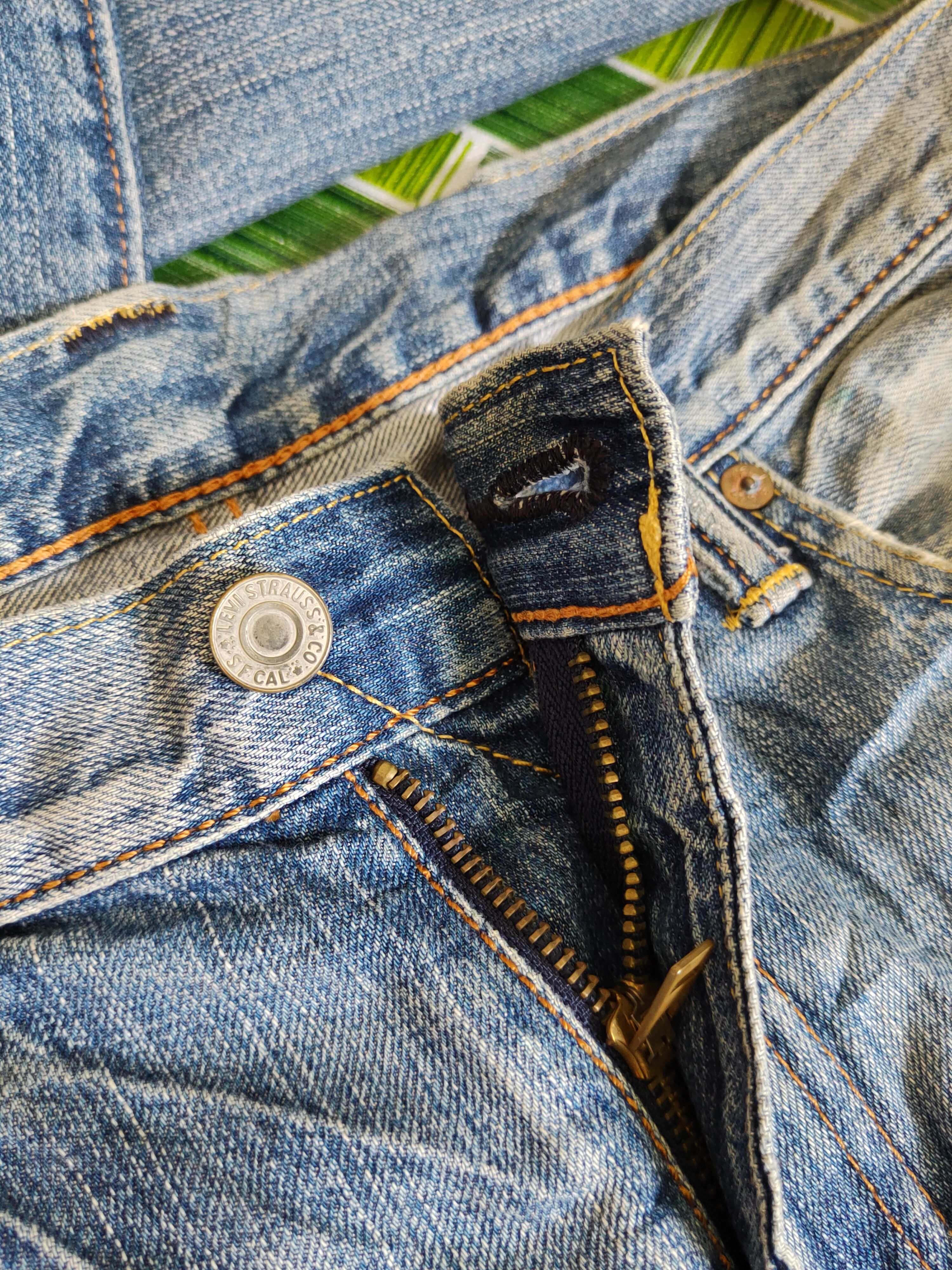 Levi's Levi's Blue Faded Distressed Ripped Jeans #S1668 Size US 34 / EU 50 - 14 Thumbnail