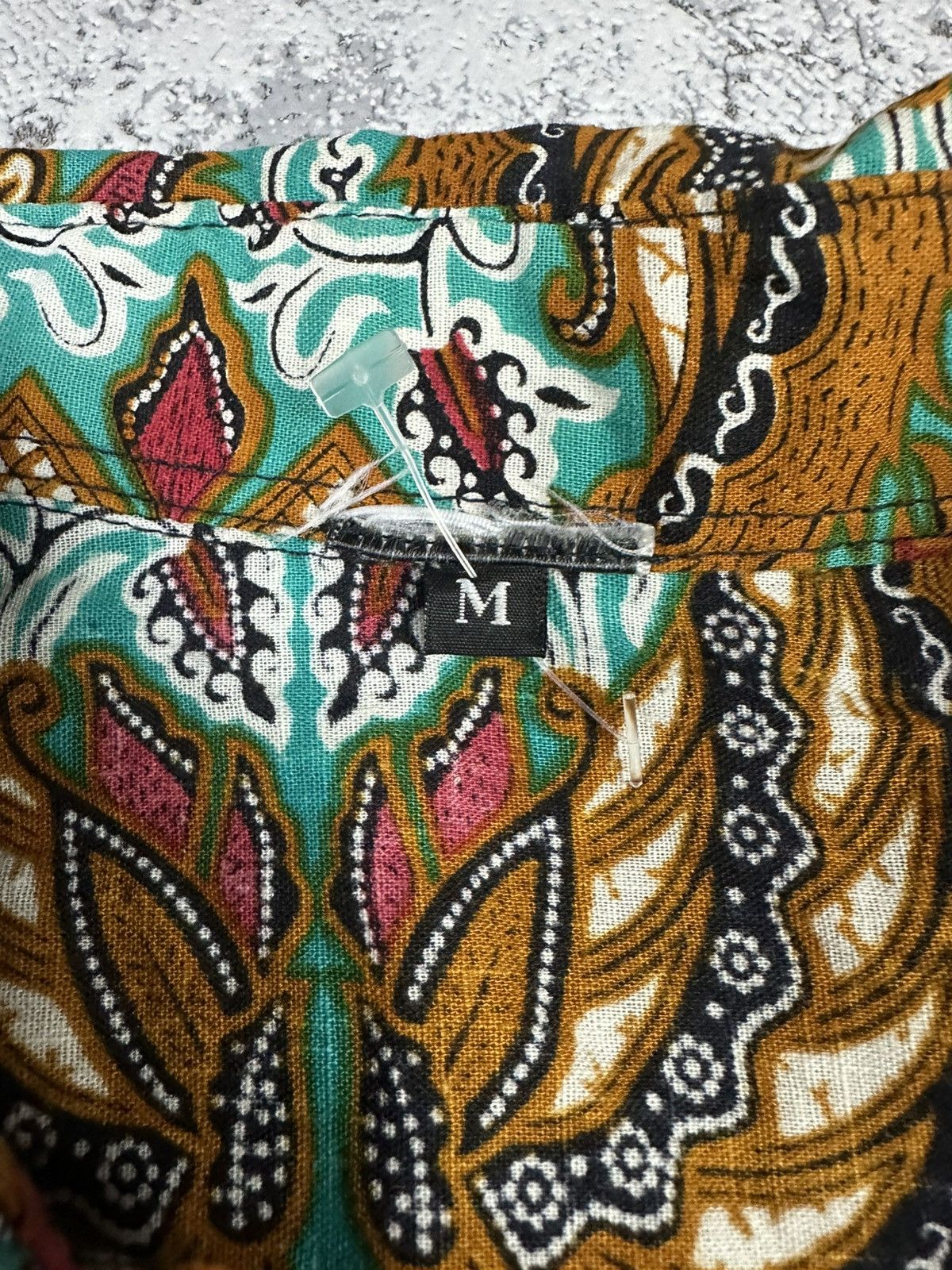 Vintage Indonesian Batik Shirt Vintage Tribal Pattern Size US S / EU 44-46 / 1 - 6 Thumbnail