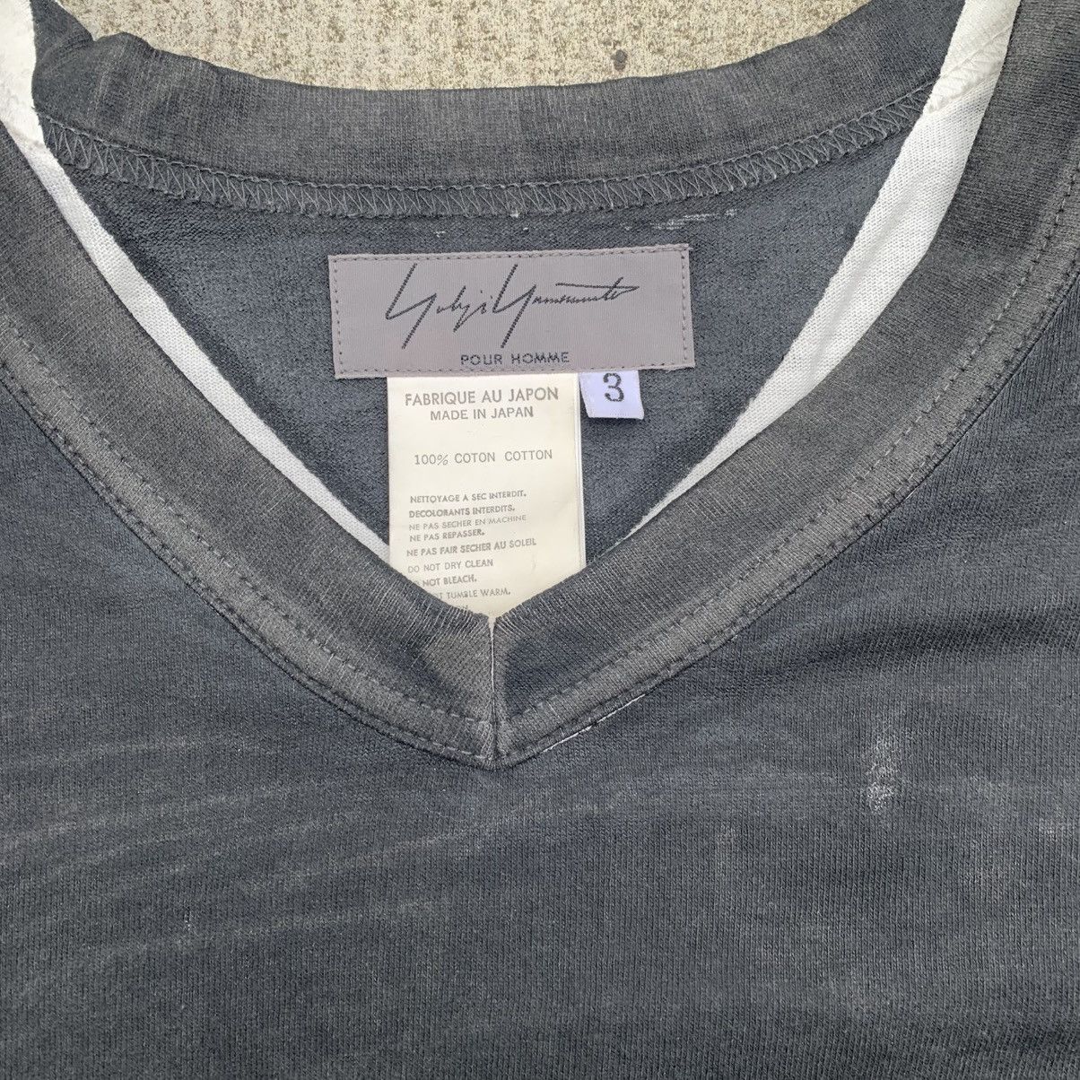 Yohji Yamamoto Yohji Yamamoto Pour Homme Painted T-shirt Size US L / EU 52-54 / 3 - 3 Thumbnail