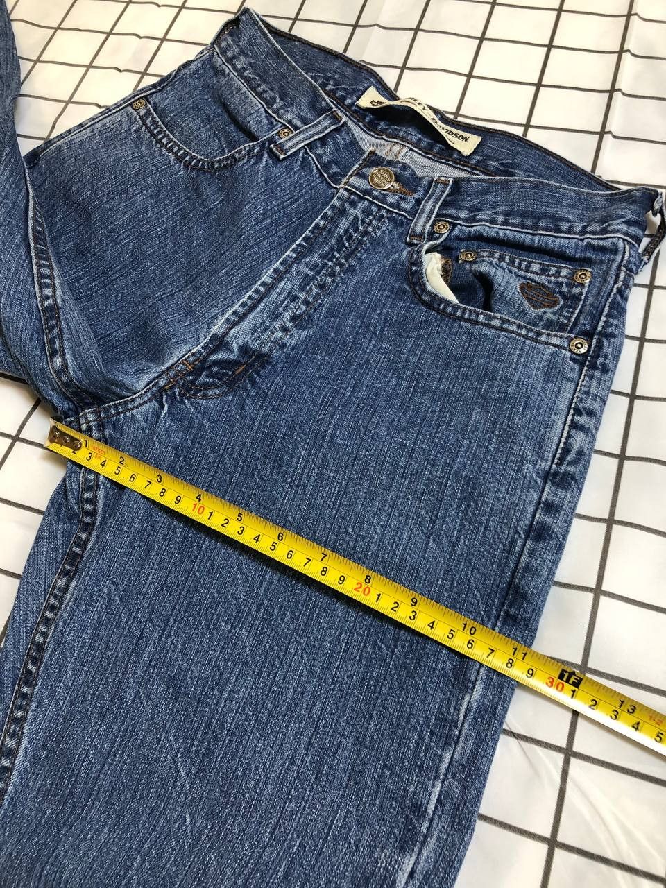 Harley Davidson Harley-Davidson Vintage Relaxed Leg Jeans Size US 28 / EU 44 - 9 Thumbnail